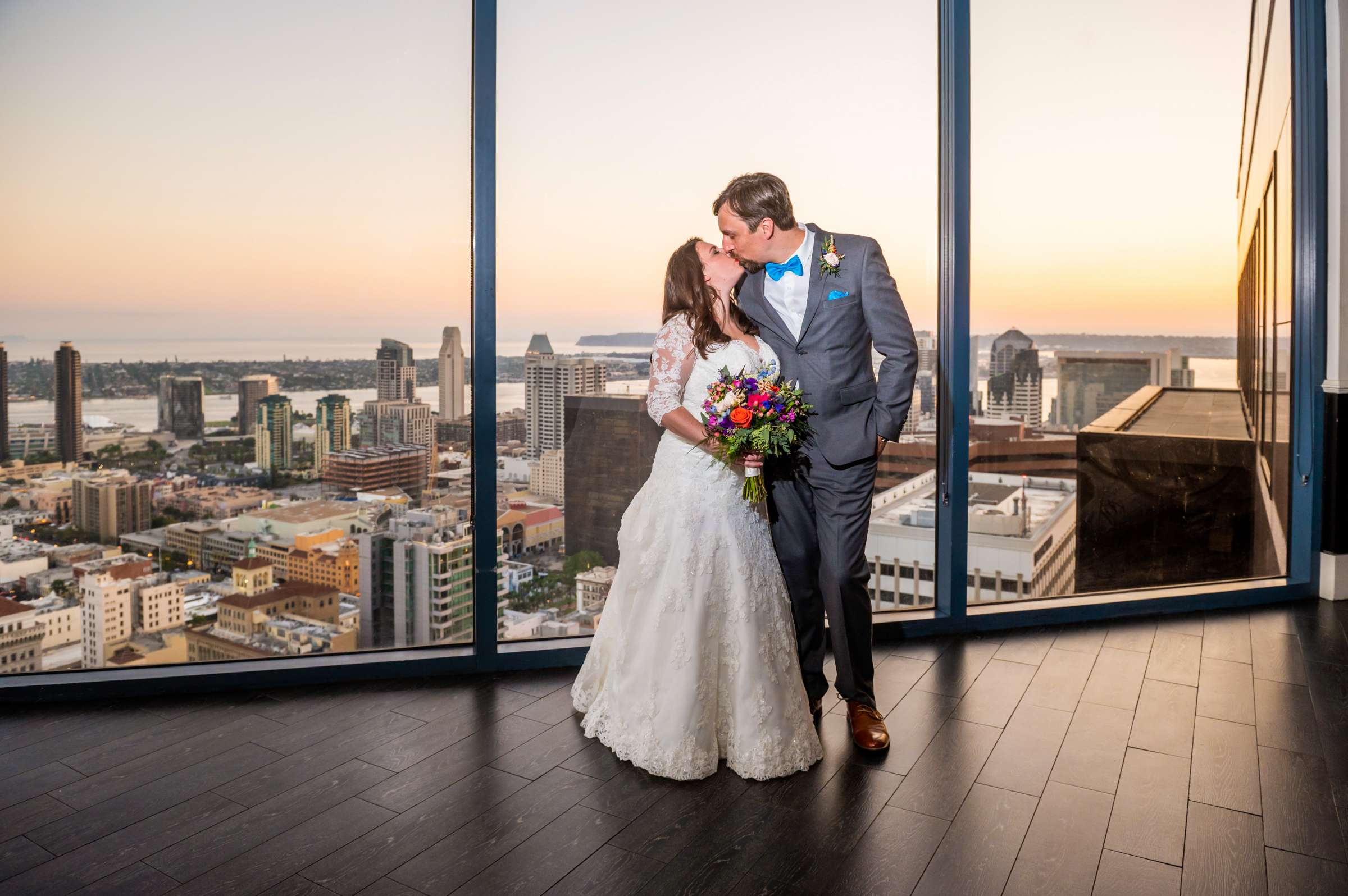 The University Club Atop Symphony Towers Wedding coordinated by Events Inspired SD, Sarah and Andreas Wedding Photo #70 by True Photography
