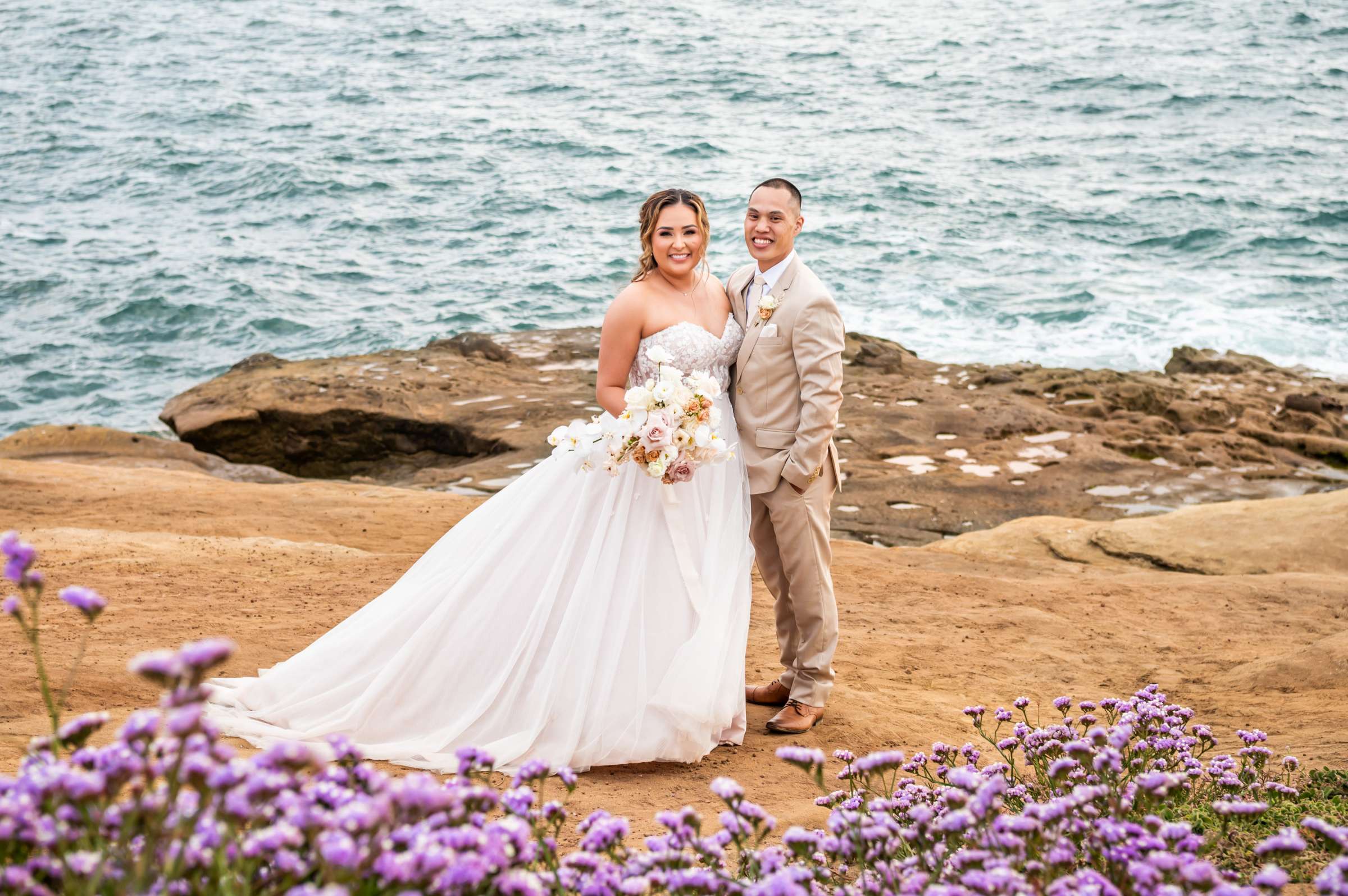 Sunset Cliffs Wedding coordinated by OhMissy Events, Victoria and Vanderson Wedding Photo #62 by True Photography