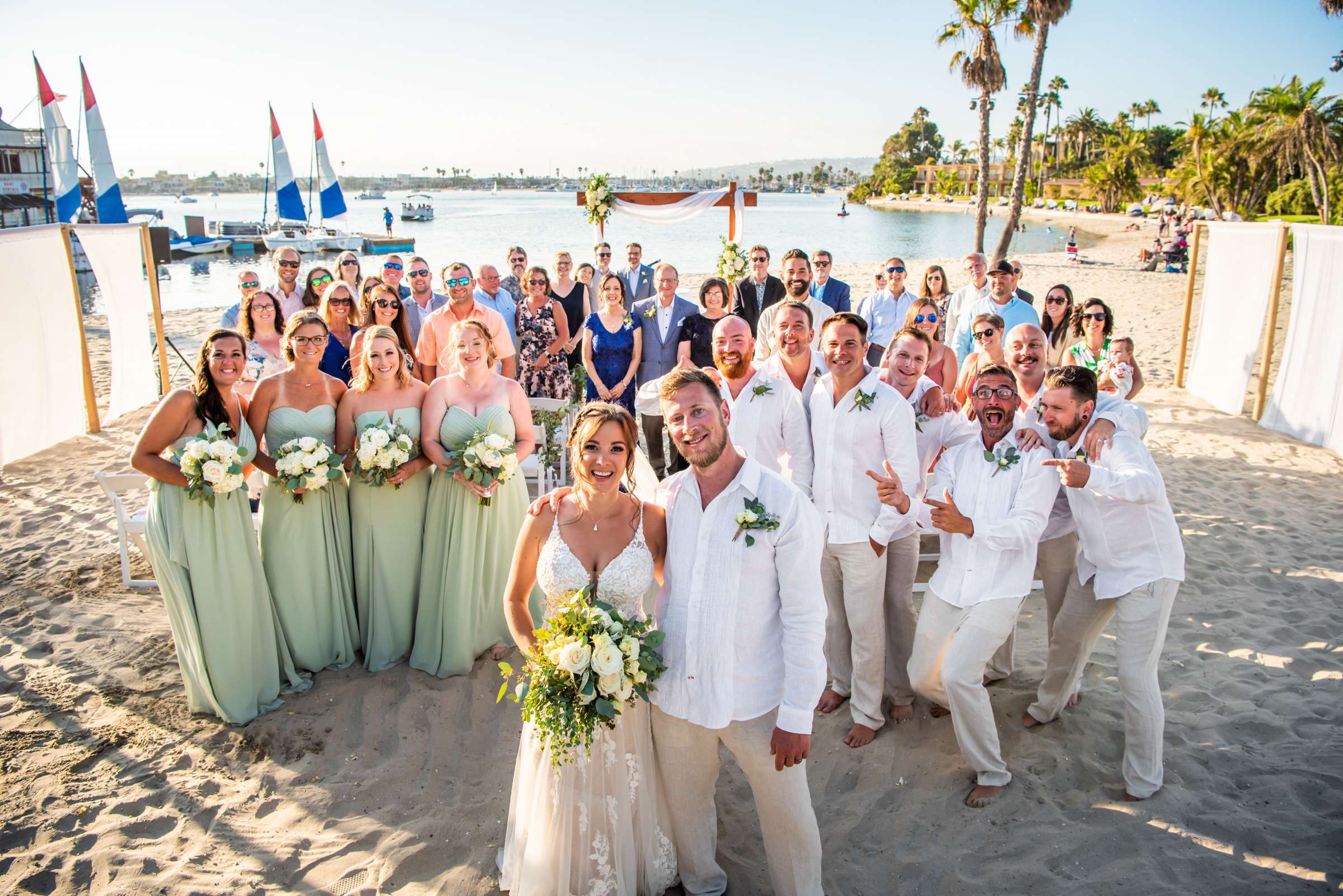Bahia Hotel Wedding coordinated by Blissful Weddings & Co., Rachel and Scott Wedding Photo #5 by True Photography