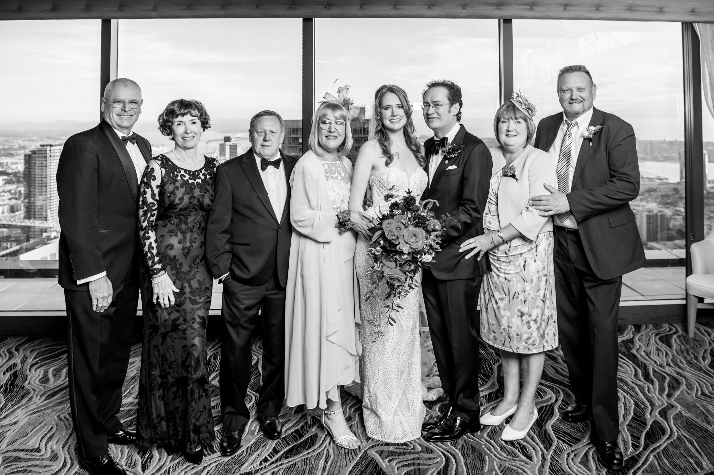 The University Club Atop Symphony Towers Wedding coordinated by Events Inspired SD, Sarah and Joseph Wedding Photo #83 by True Photography