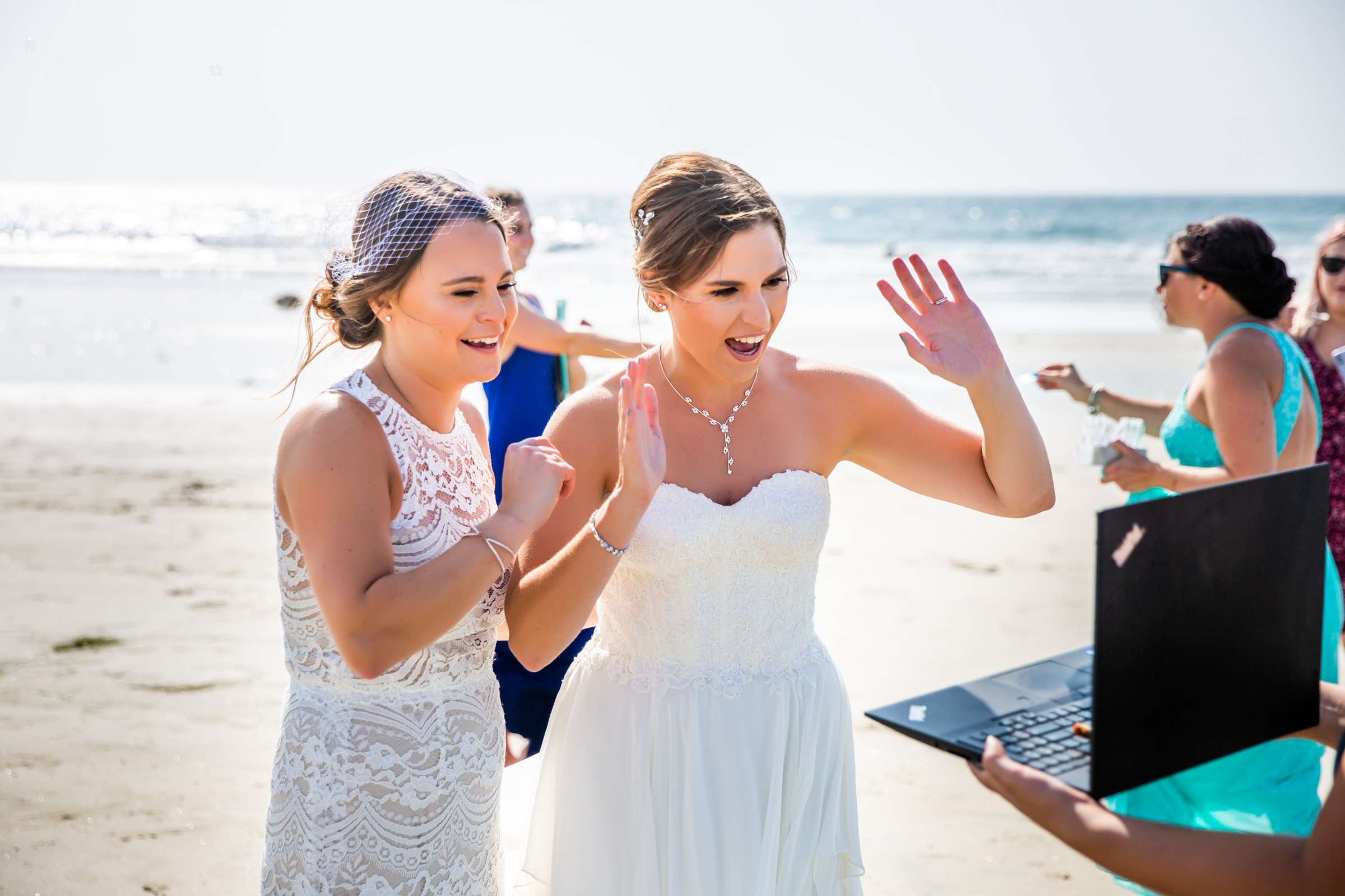 La Jolla Shores Hotel Wedding, Sarah and Kacey Wedding Photo #76 by True Photography