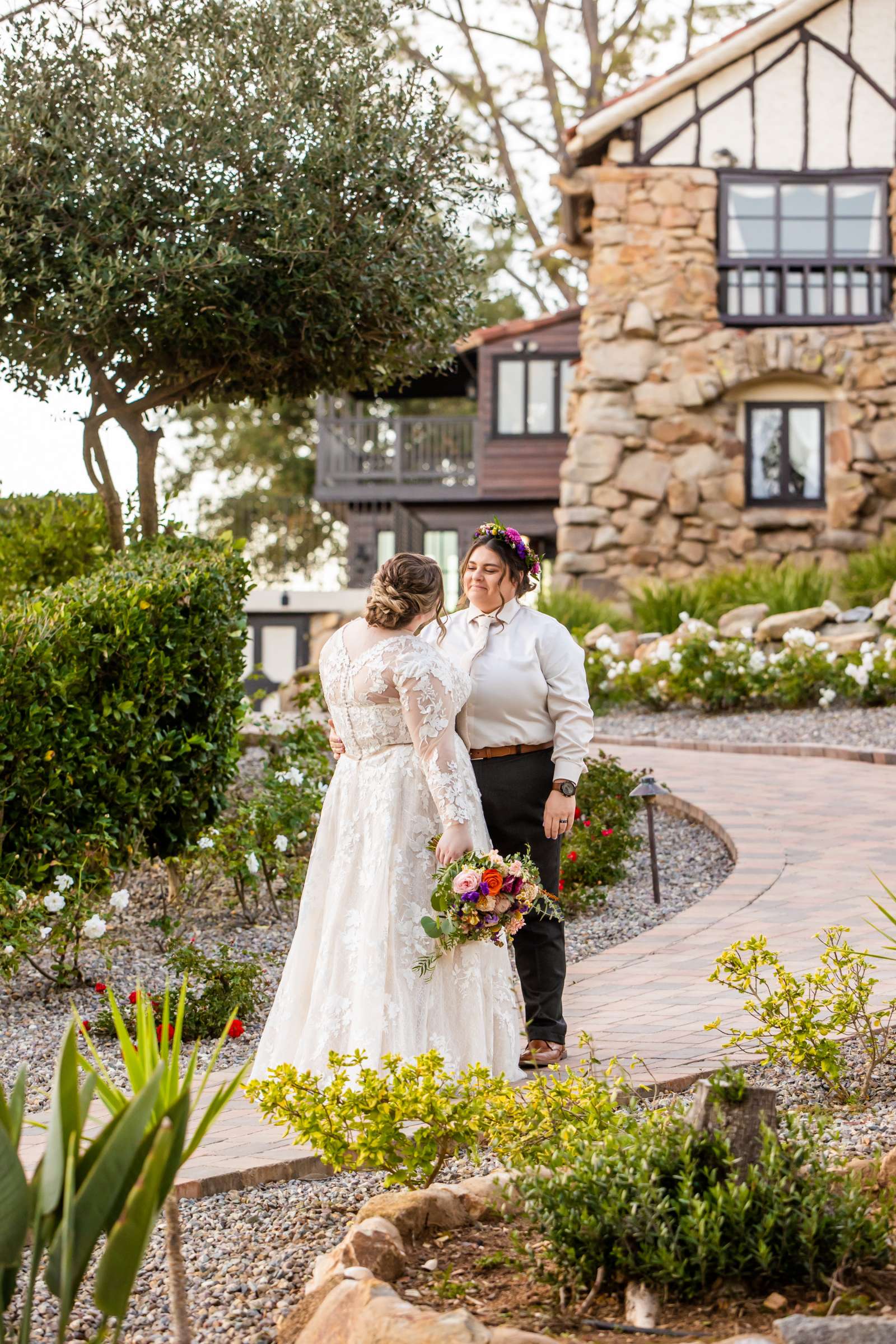 Mt Woodson Castle Wedding coordinated by Personal Touch Dining, Courtney and Aly Wedding Photo #123 by True Photography