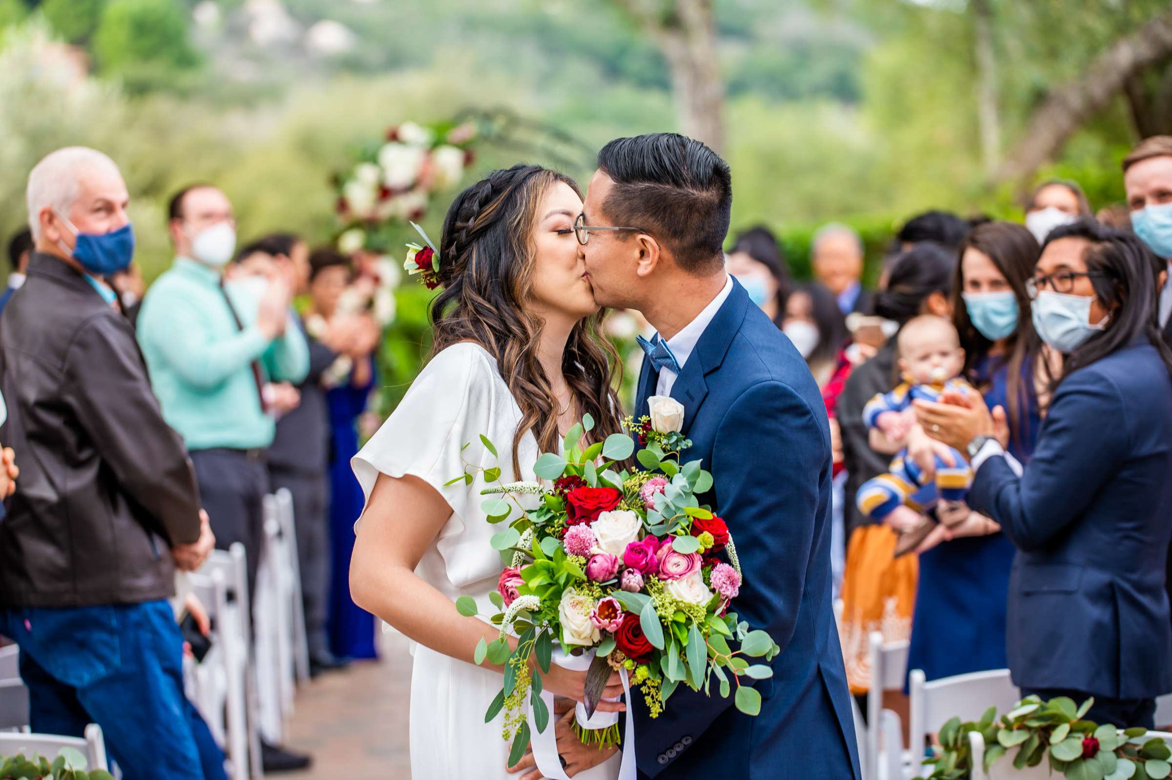 Mt Woodson Castle Wedding coordinated by Personal Touch Dining, Rebecca and Philip Wedding Photo #42 by True Photography