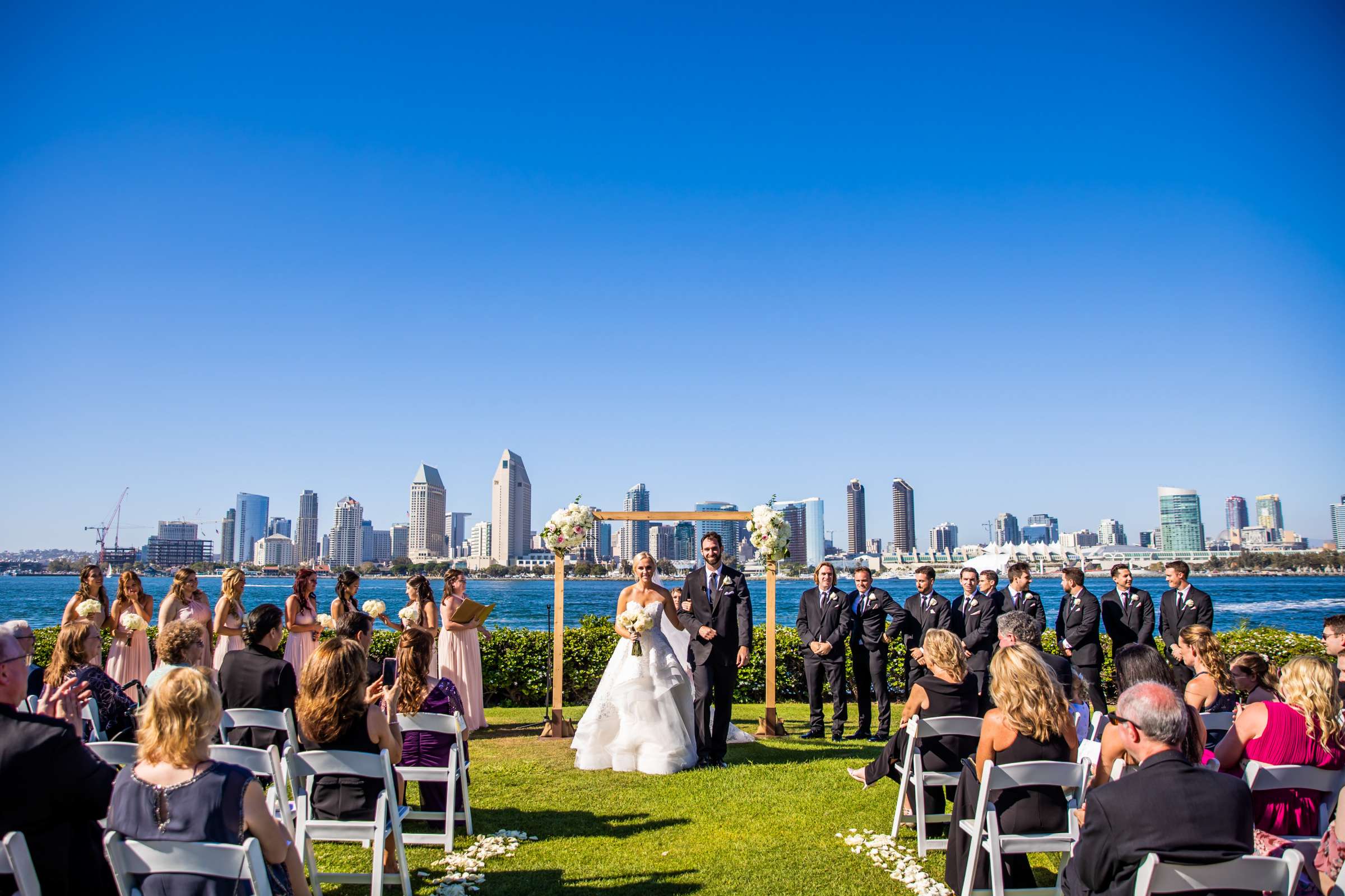 The University Club Atop Symphony Towers Wedding coordinated by Paper Jewels Events, Katelin and Rj Wedding Photo #13 by True Photography
