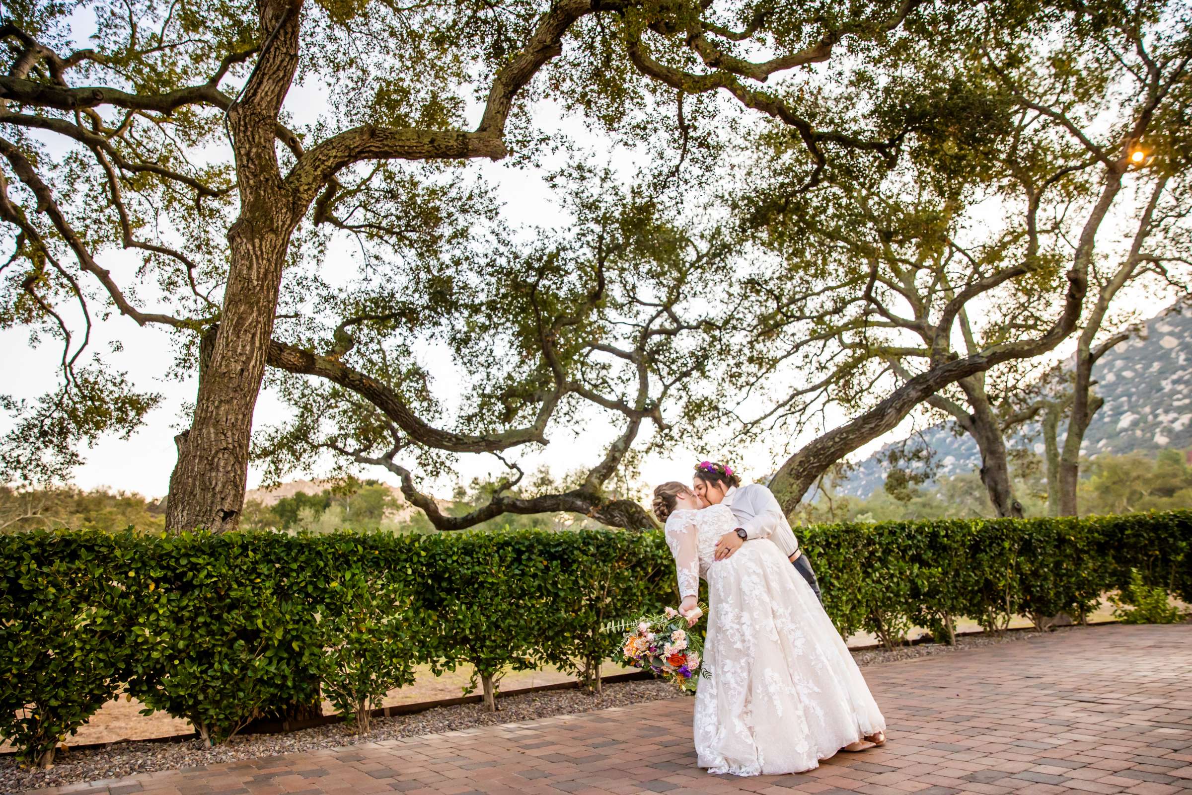 Mt Woodson Castle Wedding coordinated by Personal Touch Dining, Courtney and Aly Wedding Photo #120 by True Photography