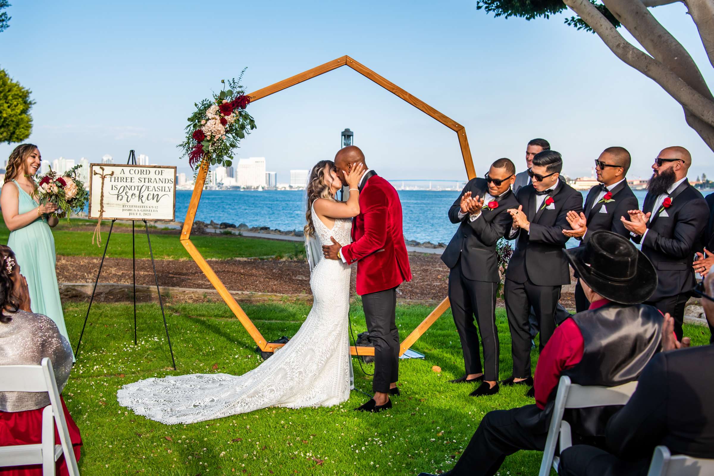 Harbor View Loft Wedding, Griselda and Joshua Wedding Photo #23 by True Photography