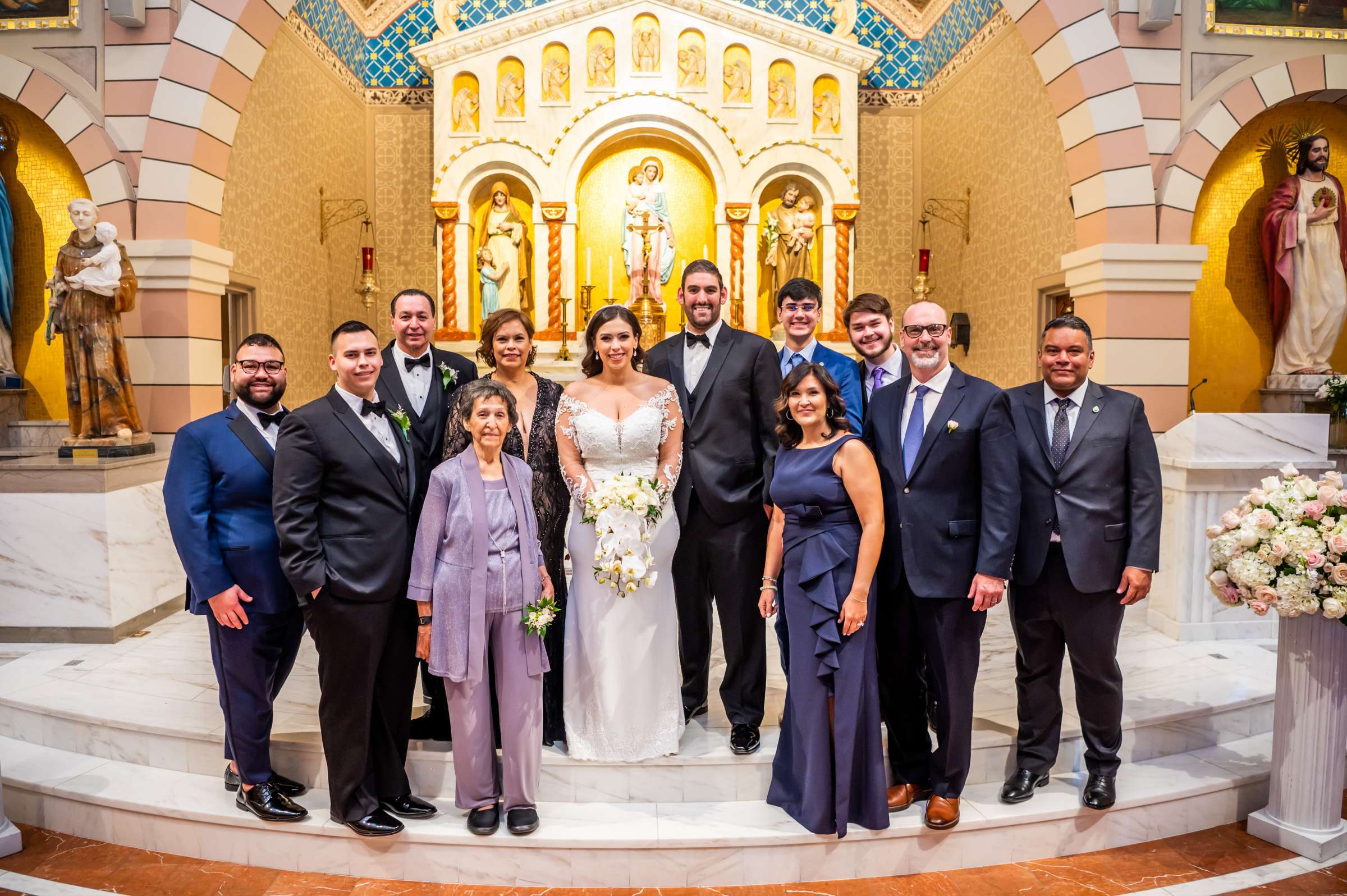 Our Lady of the Rosary Wedding coordinated by Events Inspired SD, Amanda and Phillip Wedding Photo #13 by True Photography