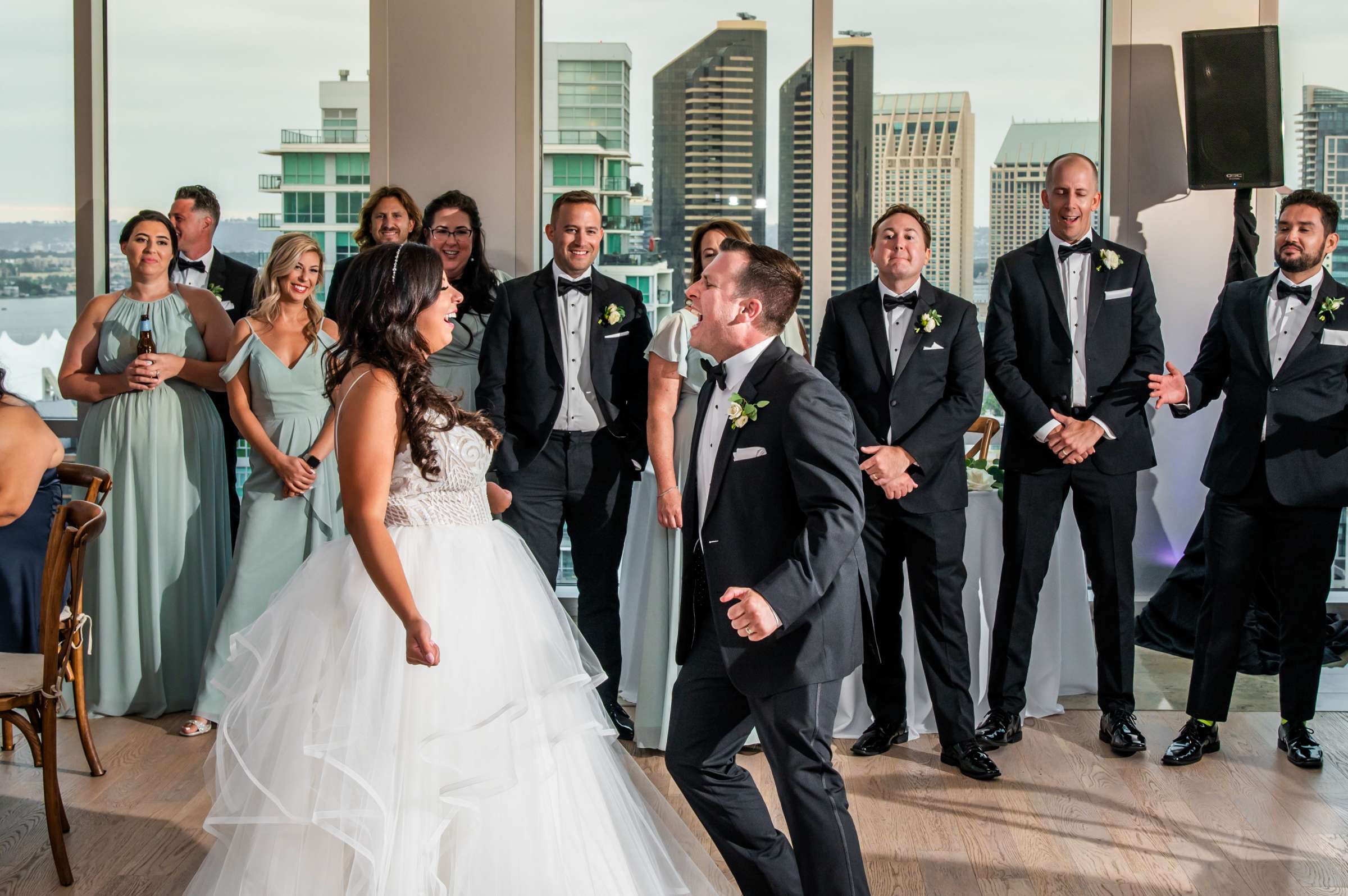 Ultimate Skybox Wedding, Lina and Matthew Wedding Photo #20 by True Photography