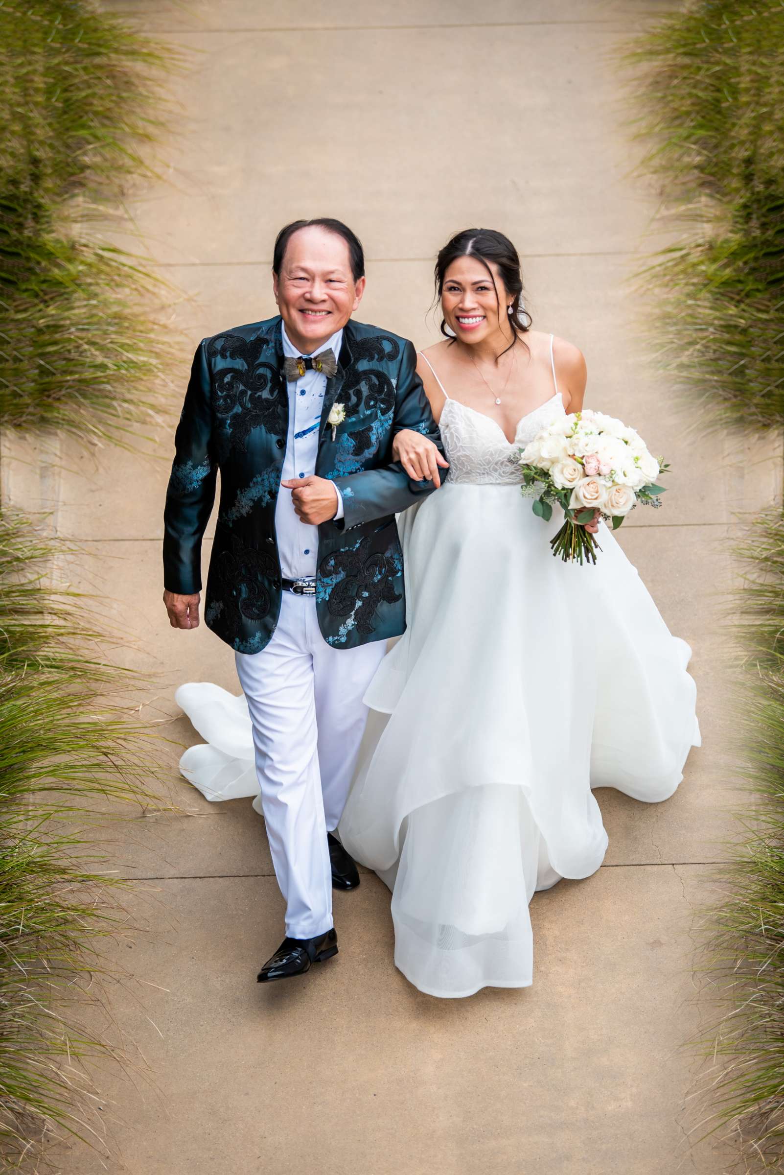 Scripps Seaside Forum Wedding coordinated by Willmus Weddings, Quynh and Tyler Wedding Photo #25 by True Photography