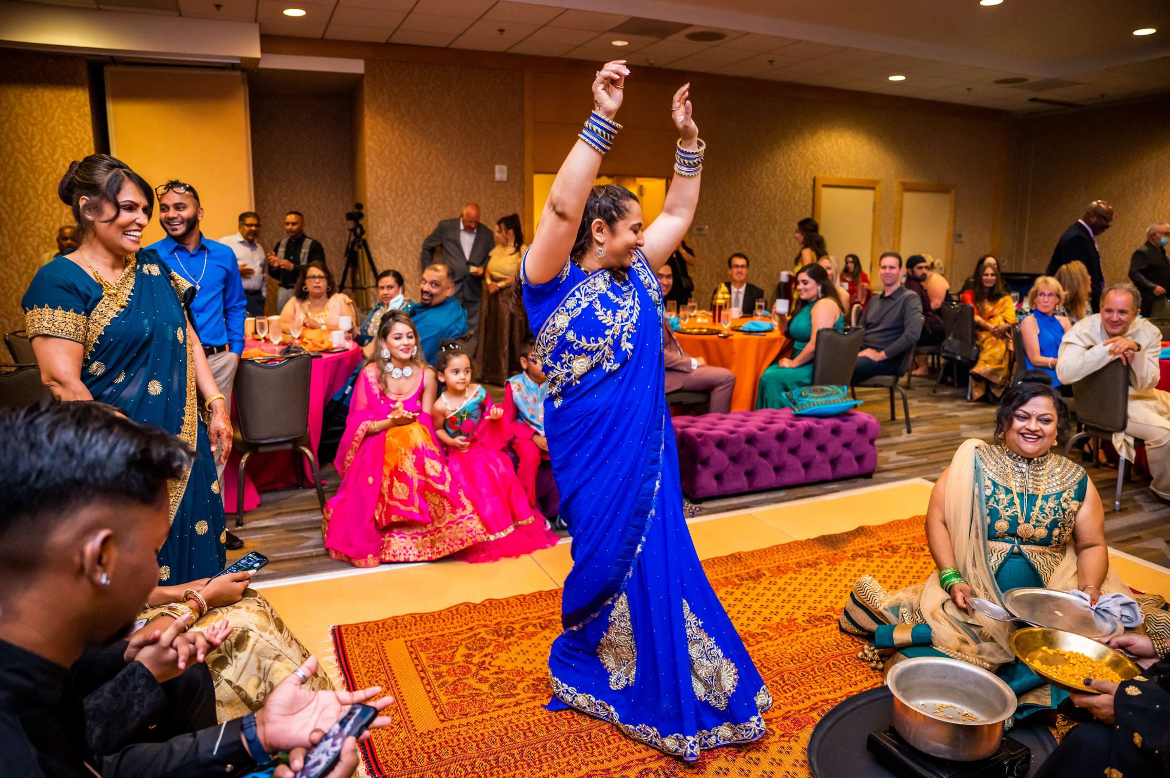 Hilton San Diego Bayfront Event, Shivani and Joey Mehndi, Haldi and Sangeet Event Photo #28 by True Photography