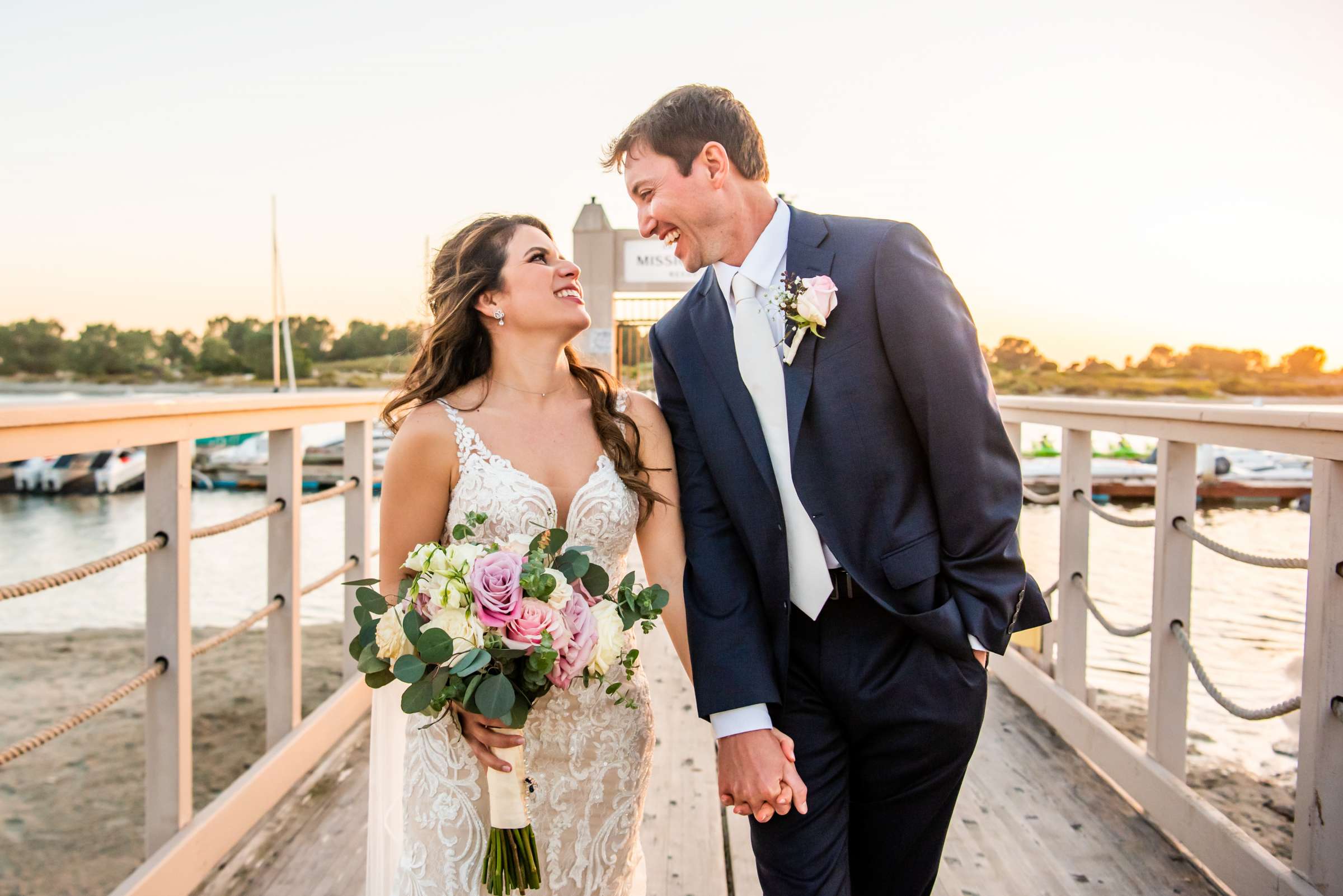 San Diego Mission Bay Resort Wedding coordinated by Elements of Style, Maggie and Eric Wedding Photo #174 by True Photography