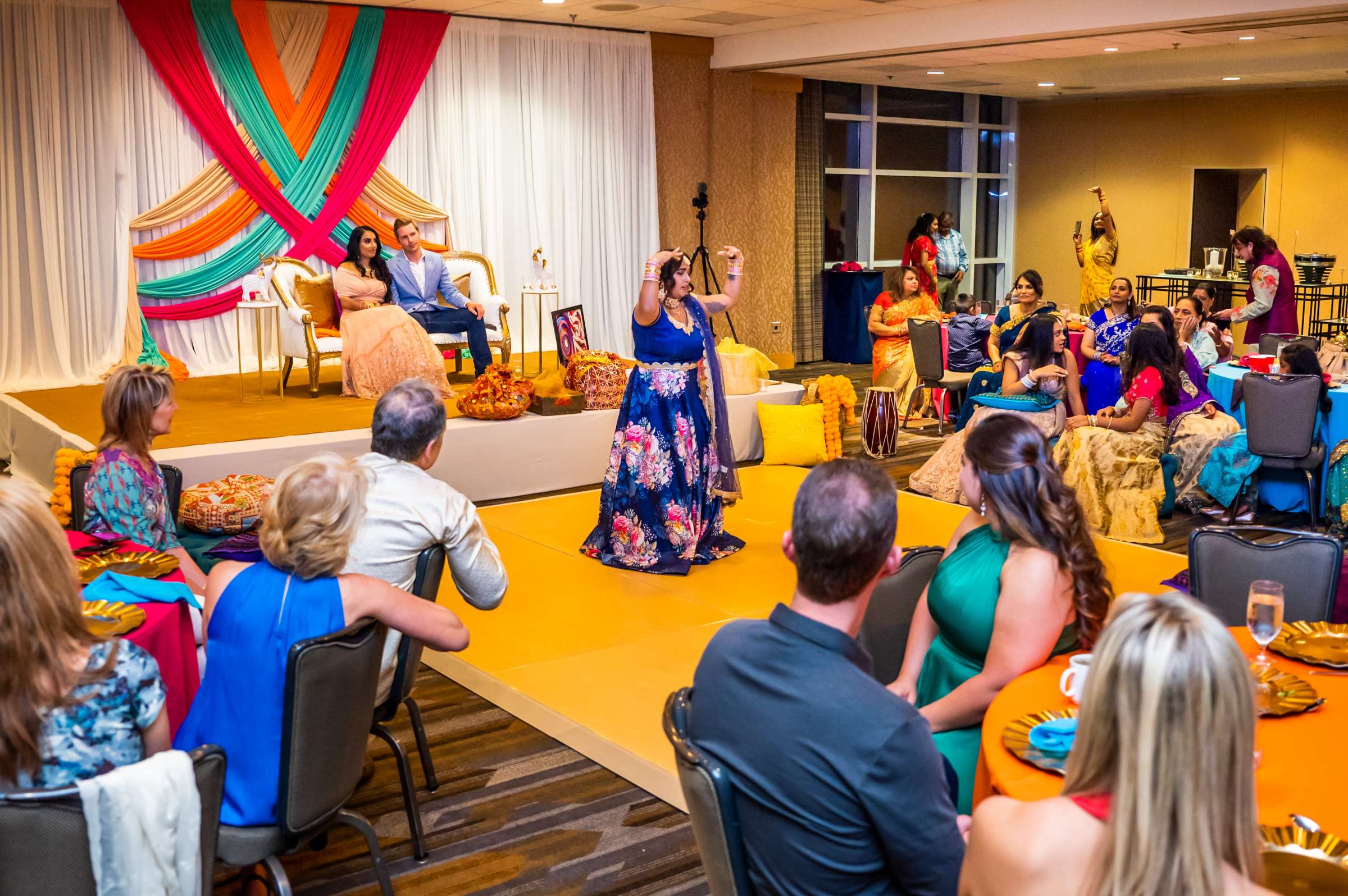 Hilton San Diego Bayfront Event, Shivani and Joey Mehndi, Haldi and Sangeet Event Photo #37 by True Photography