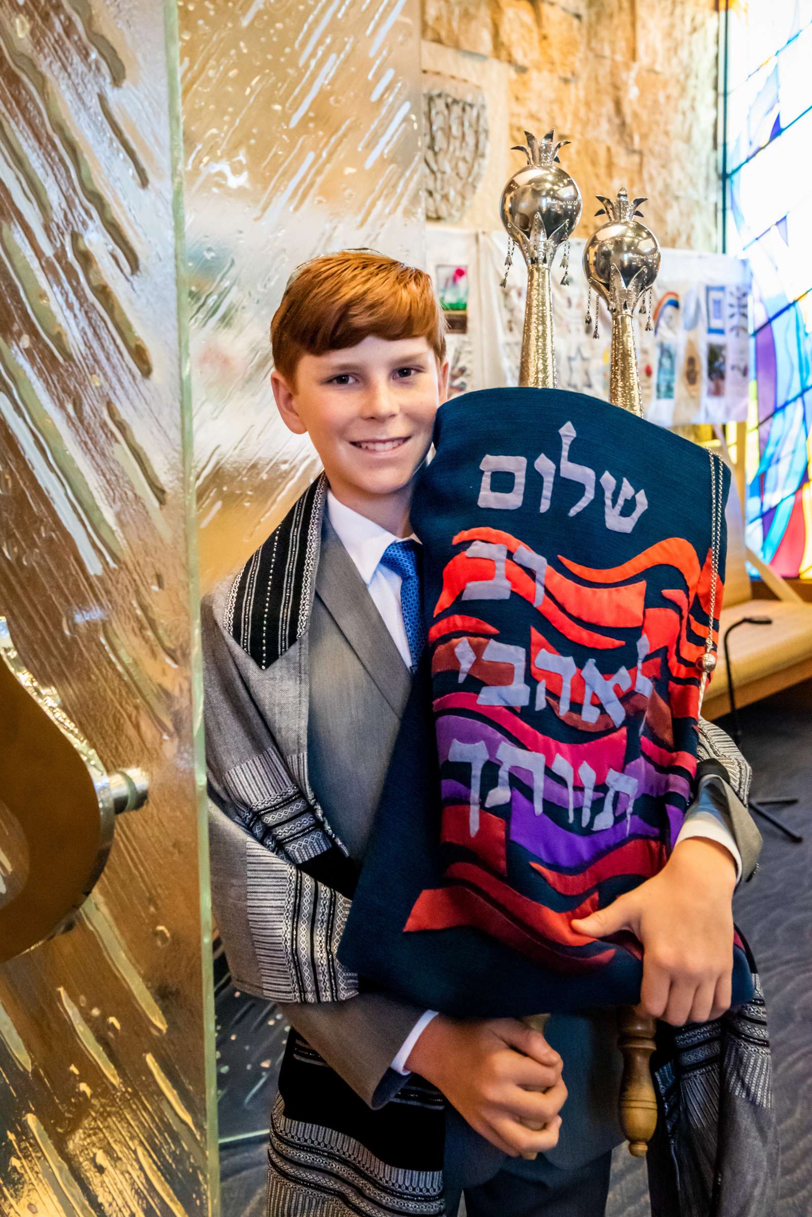 Temple Emanu-El Mitzvah, Jacob M Bar Mitzvah Photo #1 by True Photography