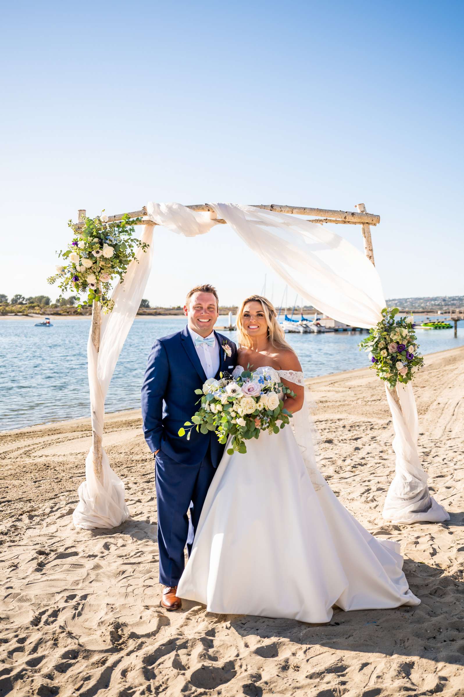San Diego Mission Bay Resort Wedding coordinated by Type A Soiree Events, Grete and Brandon Wedding Photo #43 by True Photography