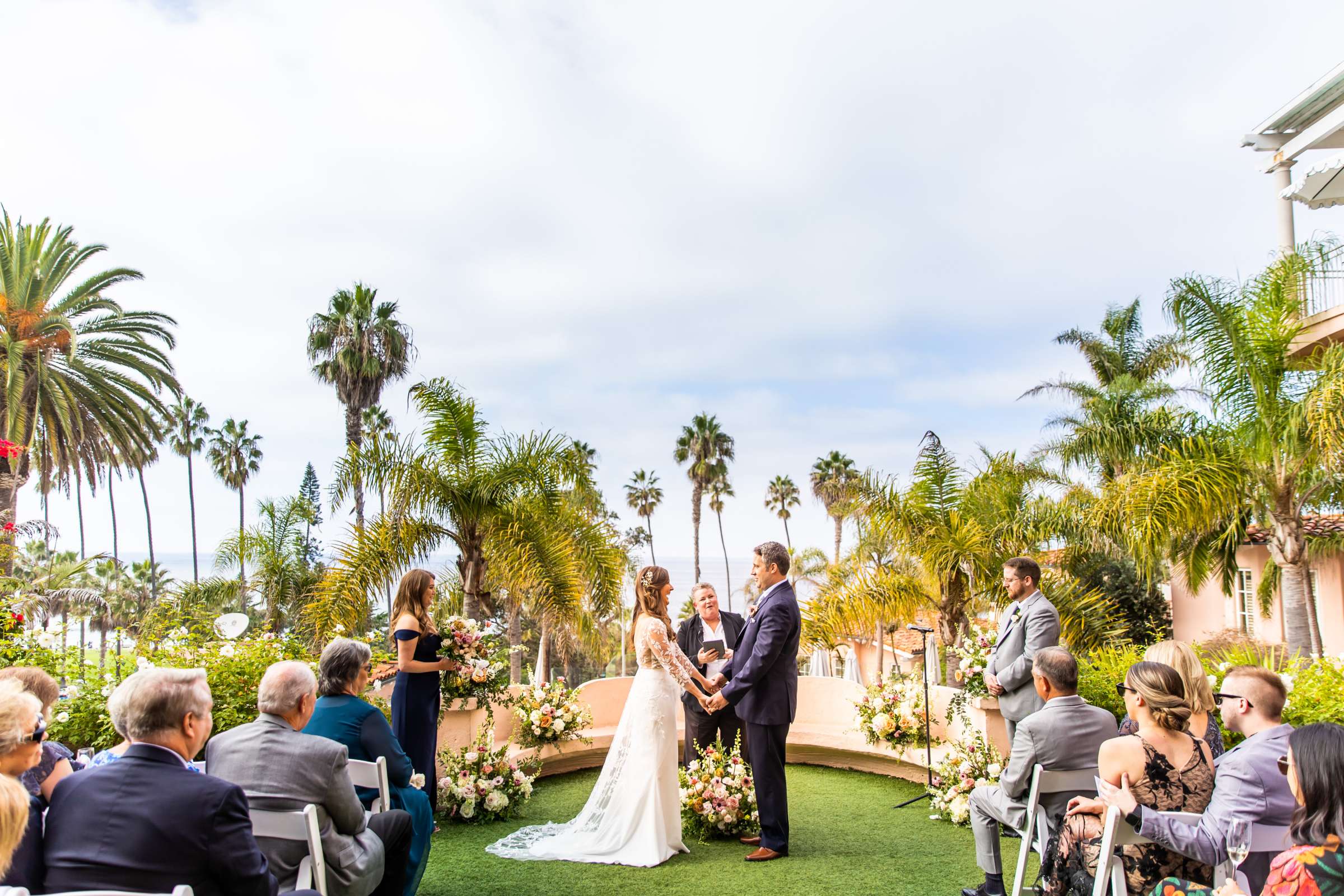 La Valencia Wedding coordinated by First Comes Love Weddings & Events, Courtney and Mike Wedding Photo #12 by True Photography