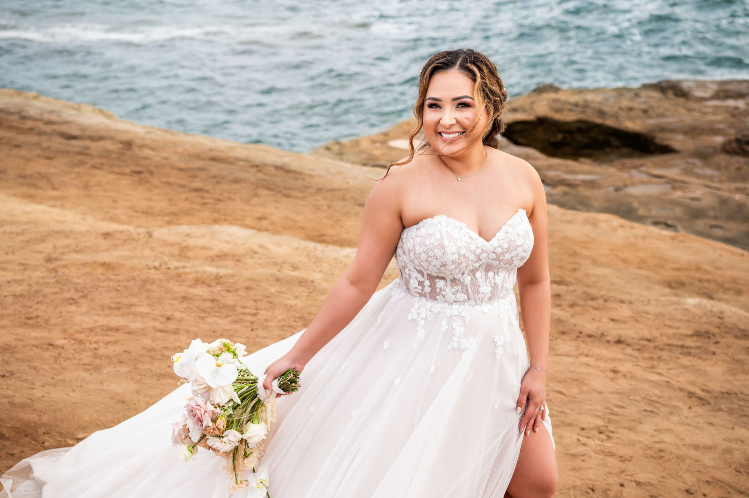 Sunset Cliffs Wedding coordinated by OhMissy Events, Victoria and Vanderson Wedding Photo #64 by True Photography