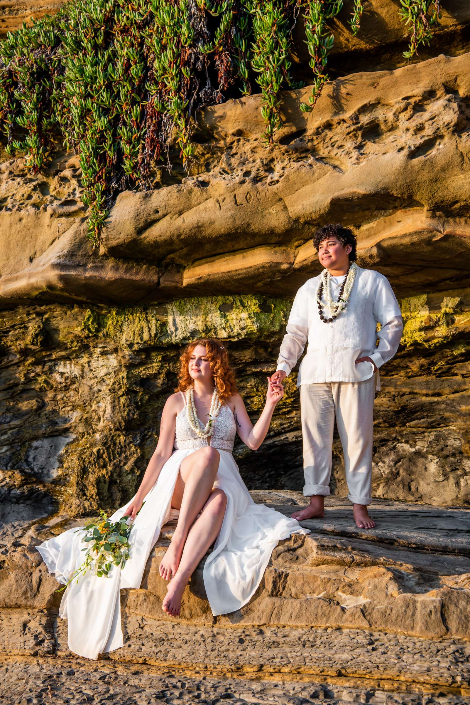 Sunset Cliffs Wedding, Kimberly and Samantha Wedding Photo #1 by True Photography