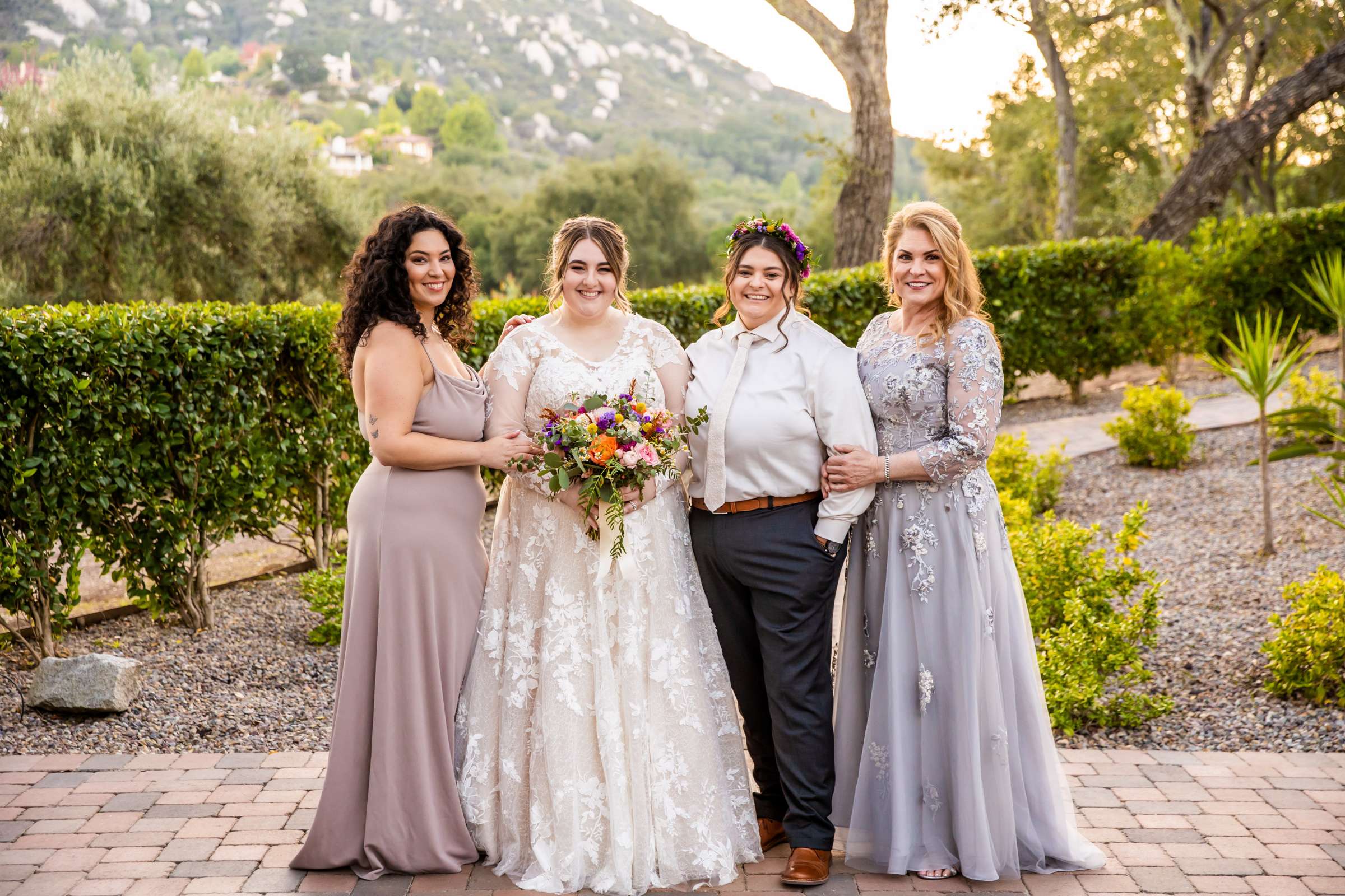 Mt Woodson Castle Wedding coordinated by Personal Touch Dining, Courtney and Aly Wedding Photo #117 by True Photography