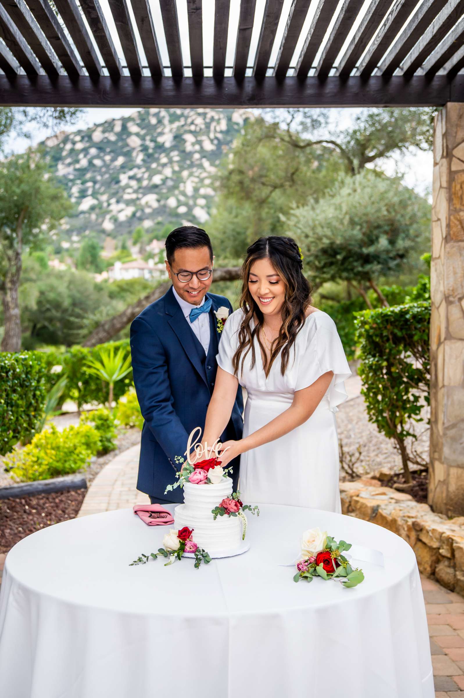 Mt Woodson Castle Wedding coordinated by Personal Touch Dining, Rebecca and Philip Wedding Photo #90 by True Photography