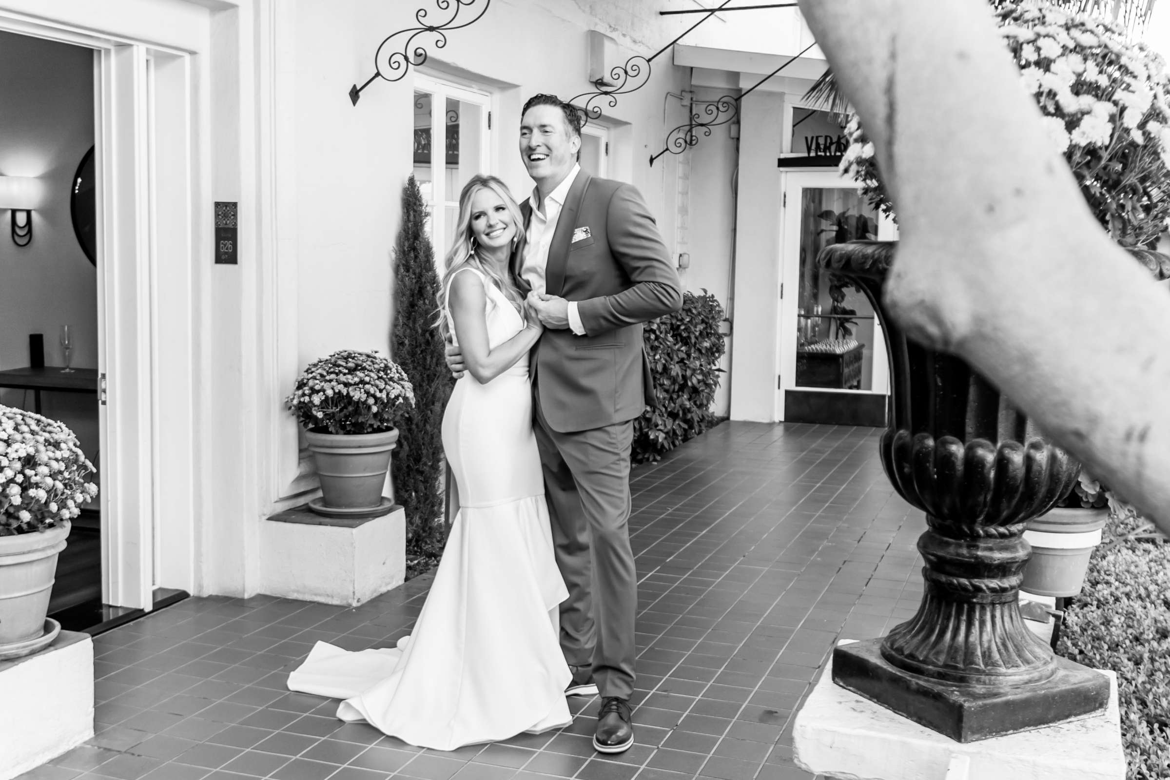 La Valencia Wedding coordinated by First Comes Love Weddings & Events, Jamie and Matt Wedding Photo #2 by True Photography