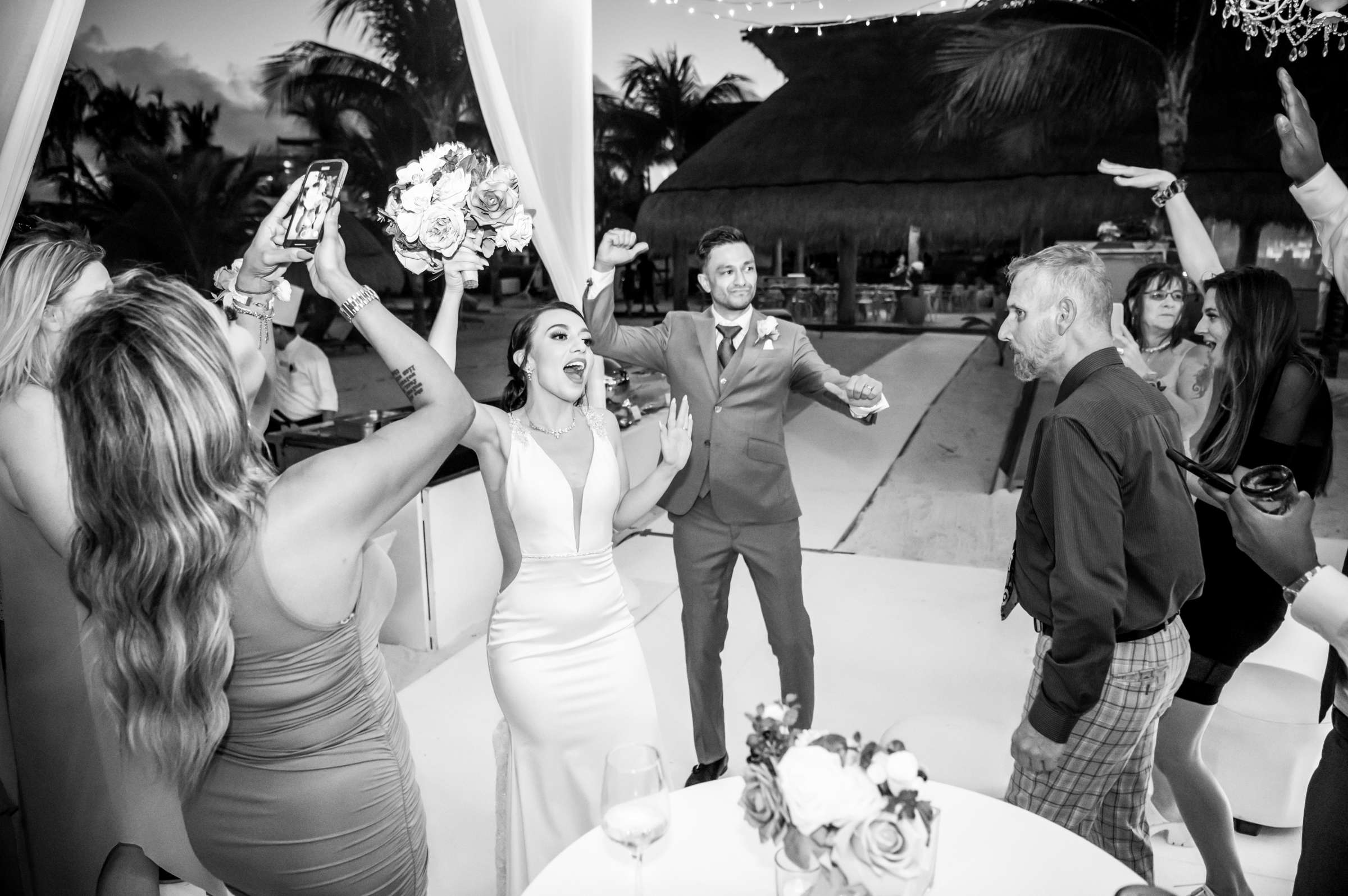 Excellence Playa Mujeres Wedding, Kelsey and Michael Wedding Photo #41 by True Photography