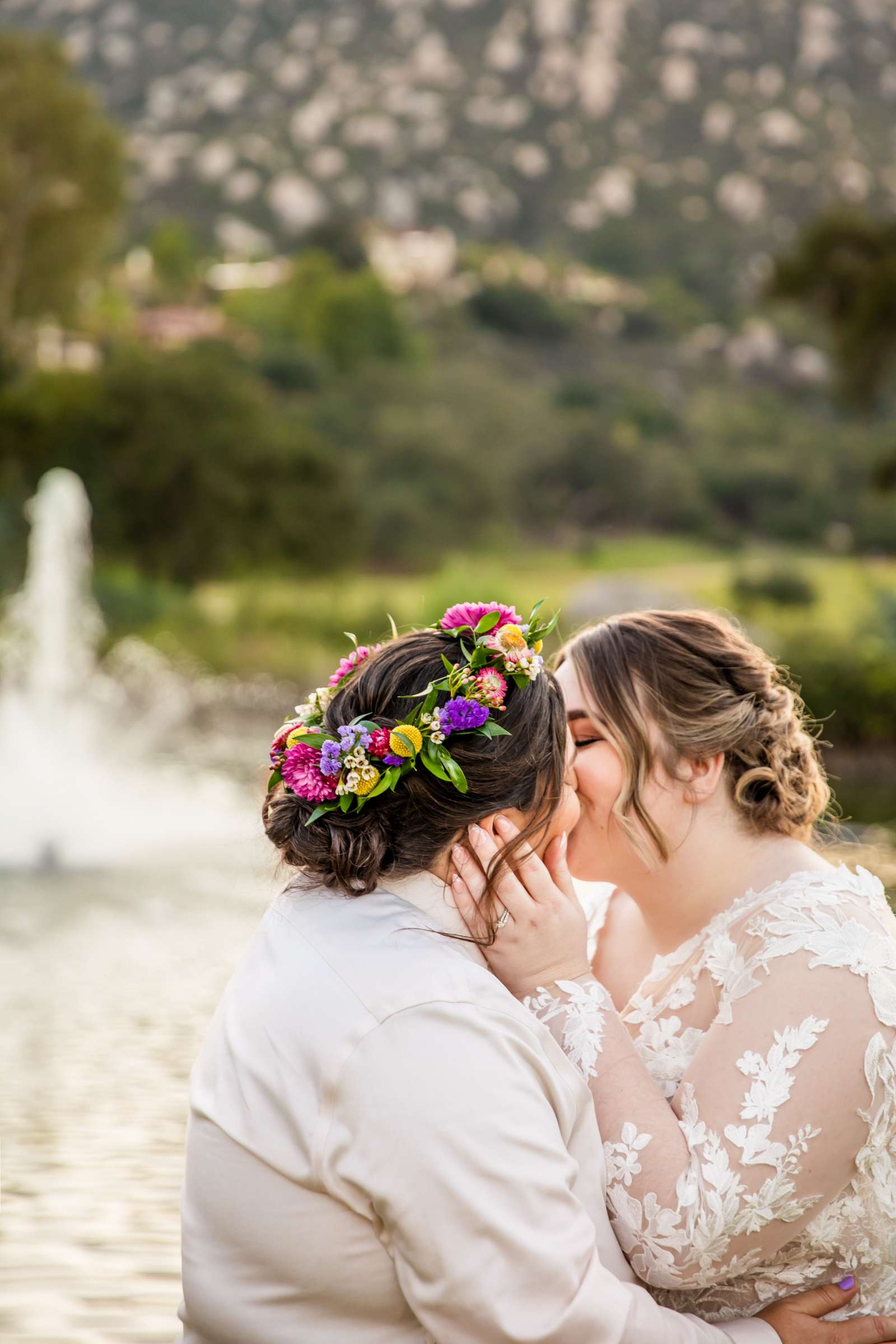 Mt Woodson Castle Wedding coordinated by Personal Touch Dining, Courtney and Aly Wedding Photo #130 by True Photography