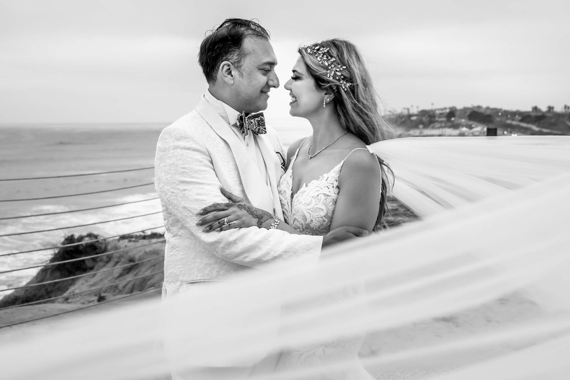 Alila Marea Beach Resort Encinitas Wedding coordinated by First Comes Love Weddings & Events, Razan and Ritesh Wedding Photo #3 by True Photography