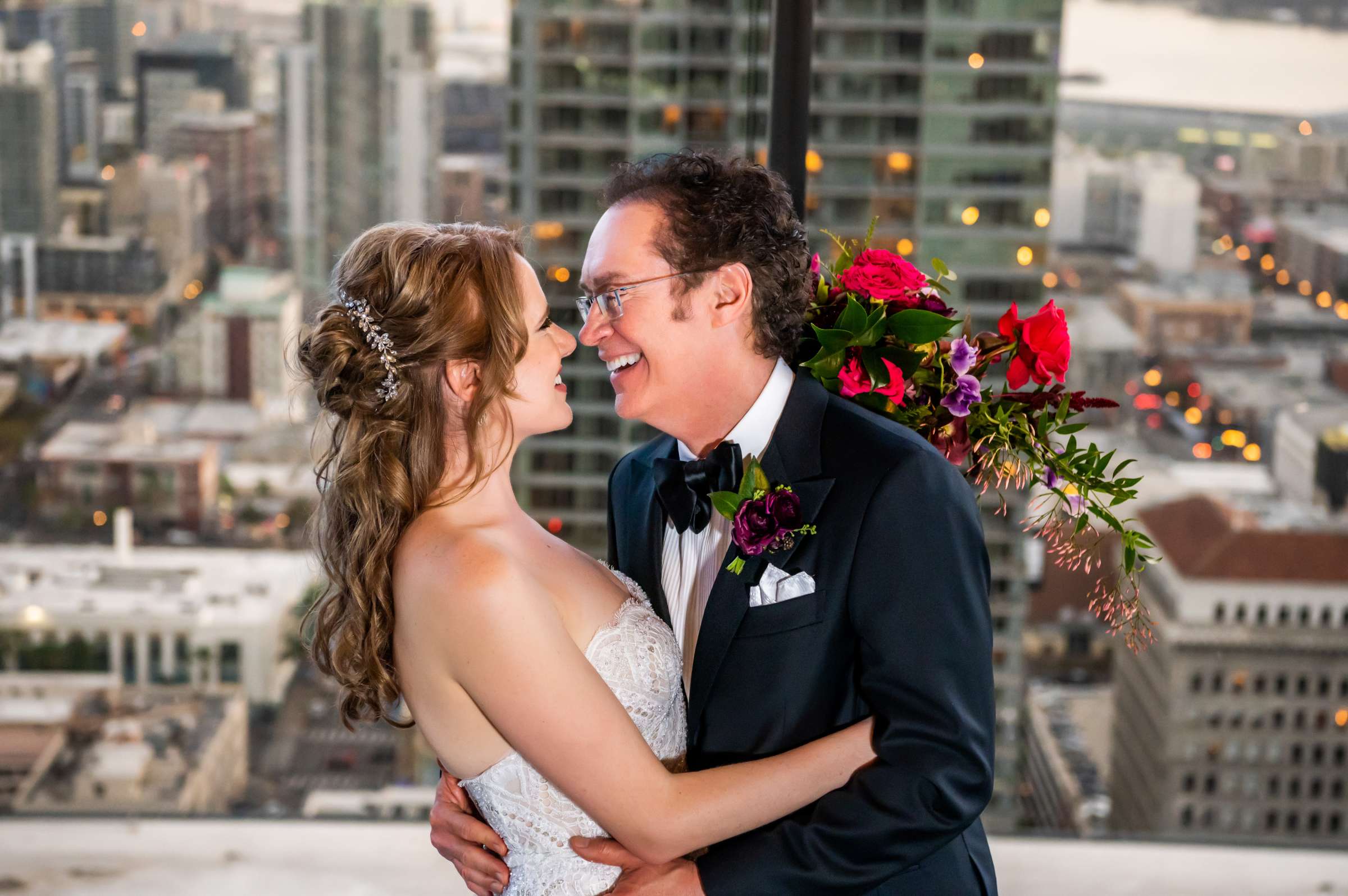 The University Club Atop Symphony Towers Wedding coordinated by Events Inspired SD, Sarah and Joseph Wedding Photo #96 by True Photography