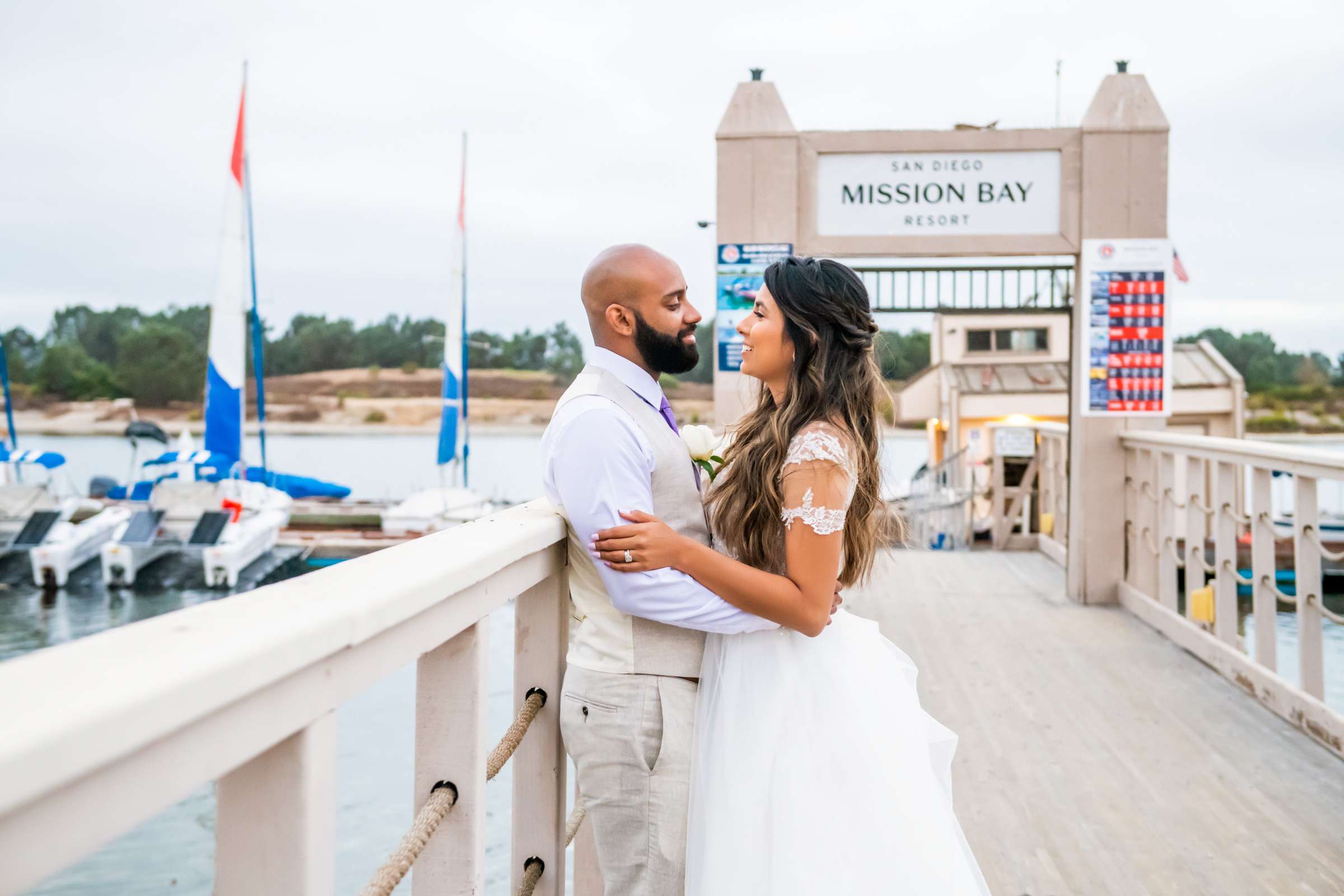 San Diego Mission Bay Resort Wedding coordinated by Elements of Style, Ana and Bobby Wedding Photo #16 by True Photography