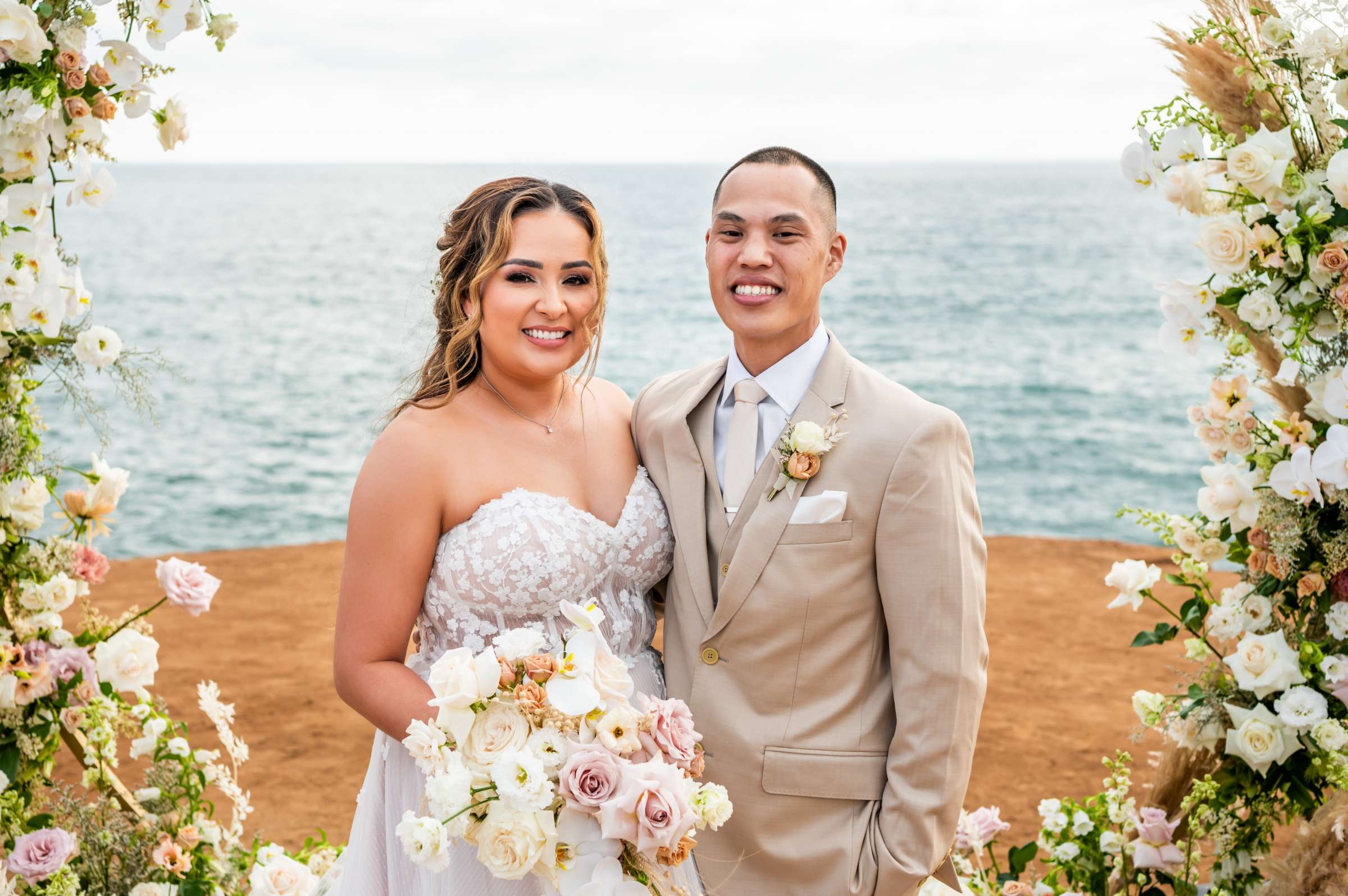 Sunset Cliffs Wedding coordinated by OhMissy Events, Victoria and Vanderson Wedding Photo #58 by True Photography