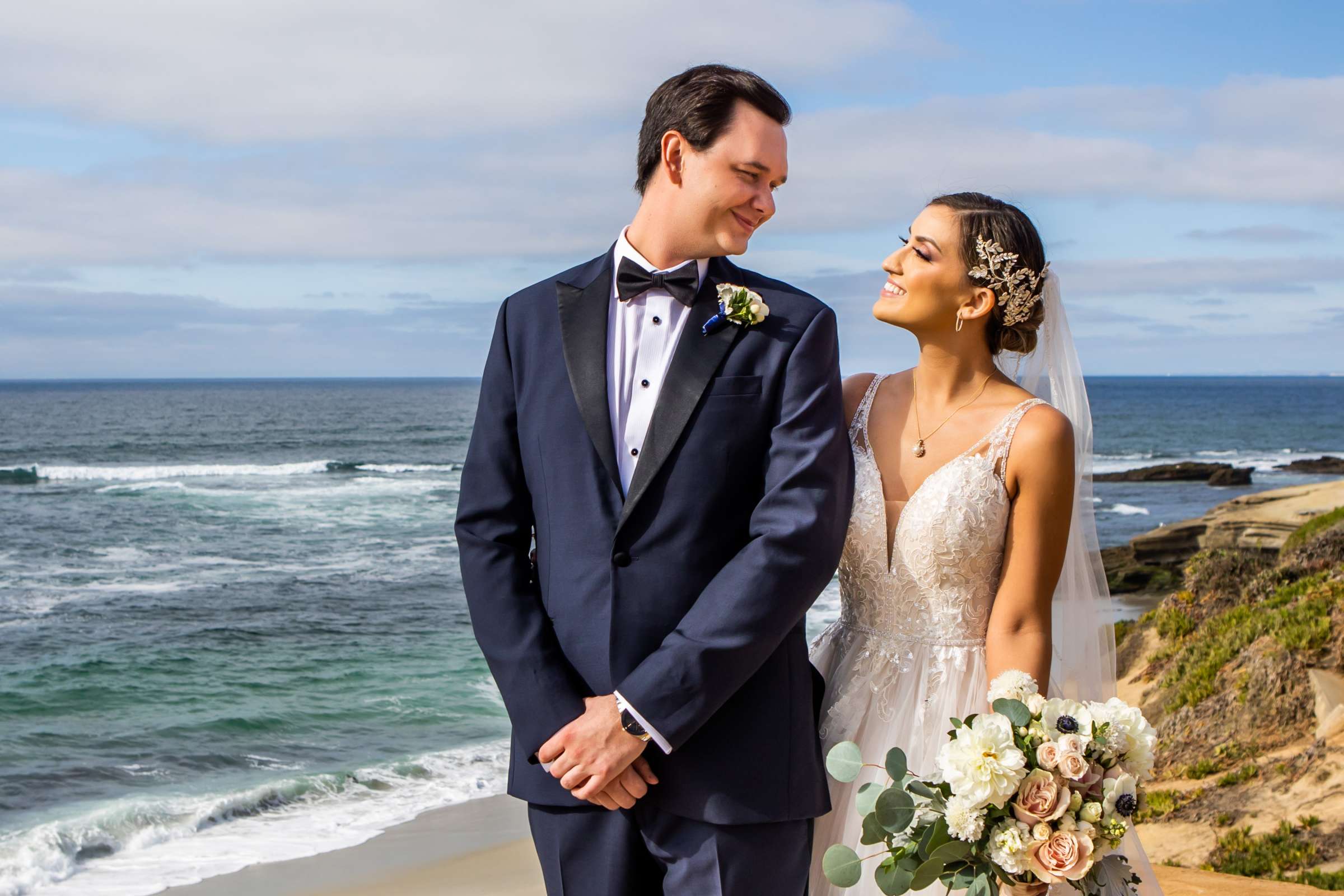 La Jolla Cove Rooftop Wedding coordinated by The Abbey Catering, Sabrina and Zachary Wedding Photo #61 by True Photography