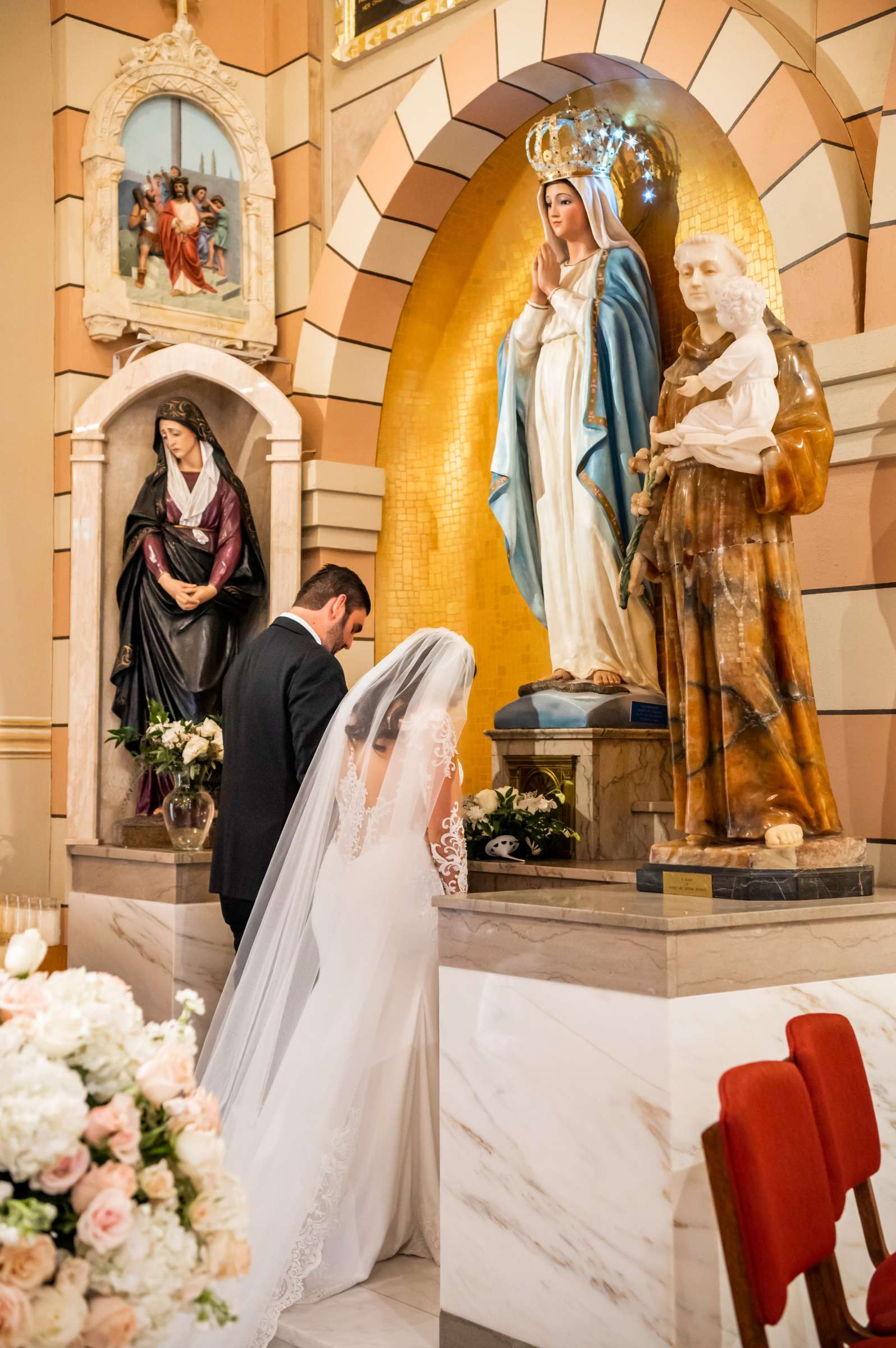 Our Lady of the Rosary Wedding coordinated by Events Inspired SD, Amanda and Phillip Wedding Photo #78 by True Photography
