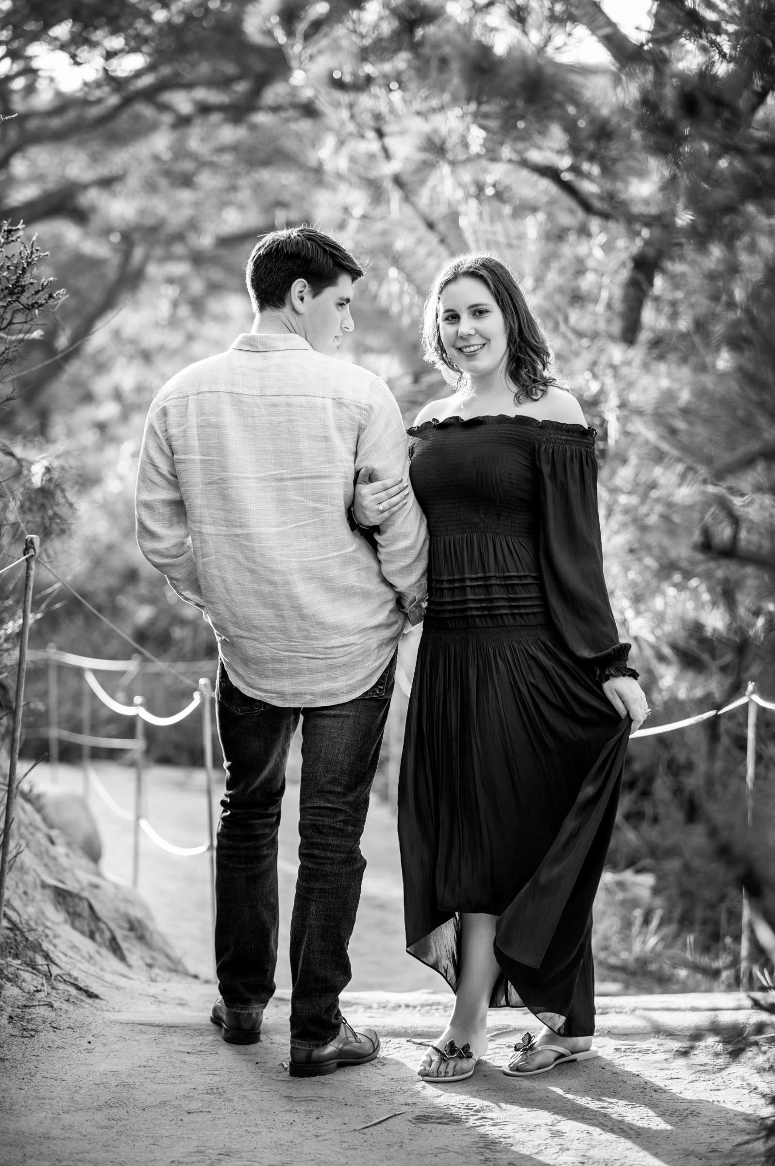 La Valencia Engagement, Diane and Reid Engagement Photo #3 by True Photography