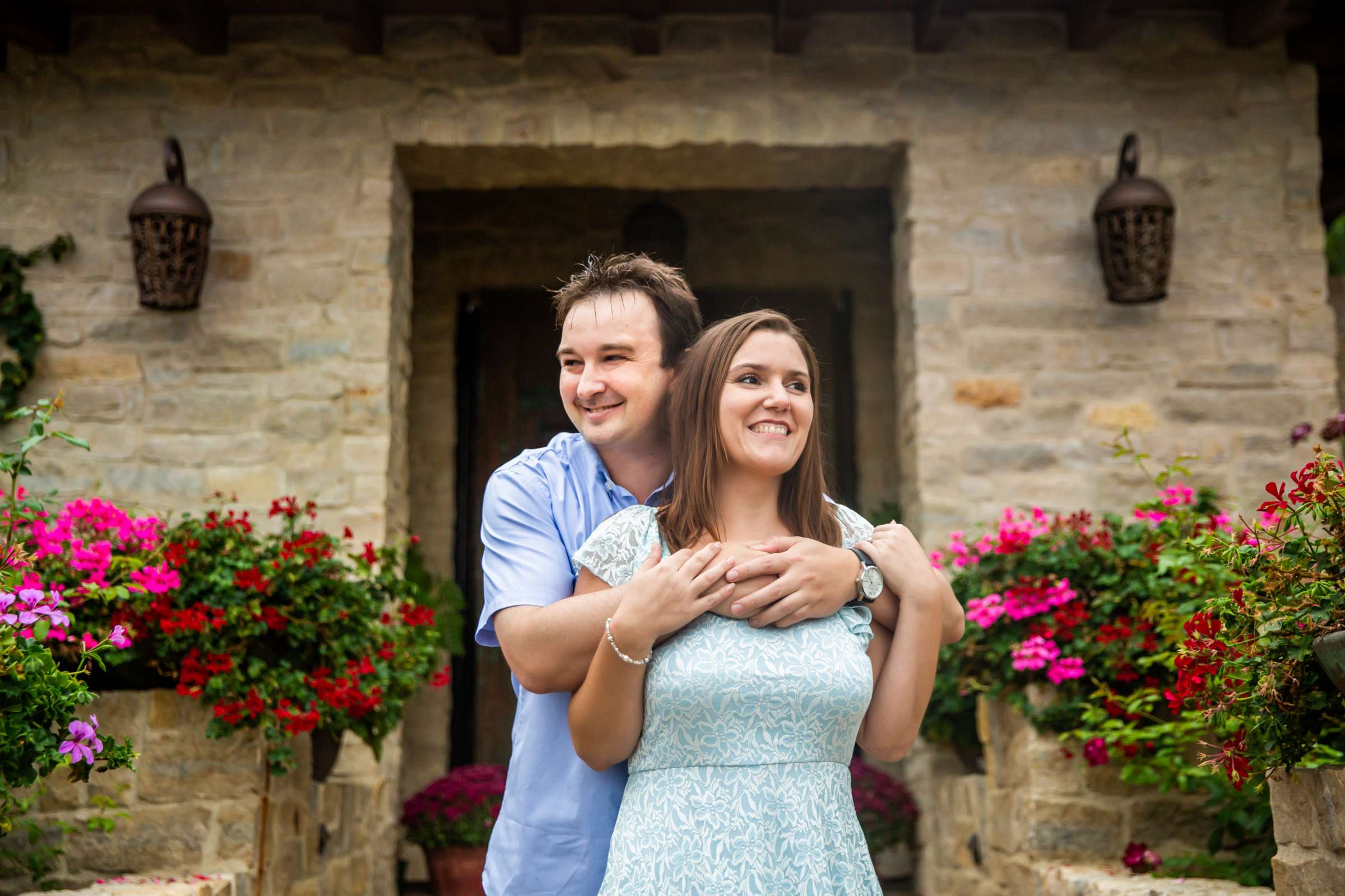 Grand Tradition Estate Engagement, Amy and Ryan Engagement Photo #22 by True Photography
