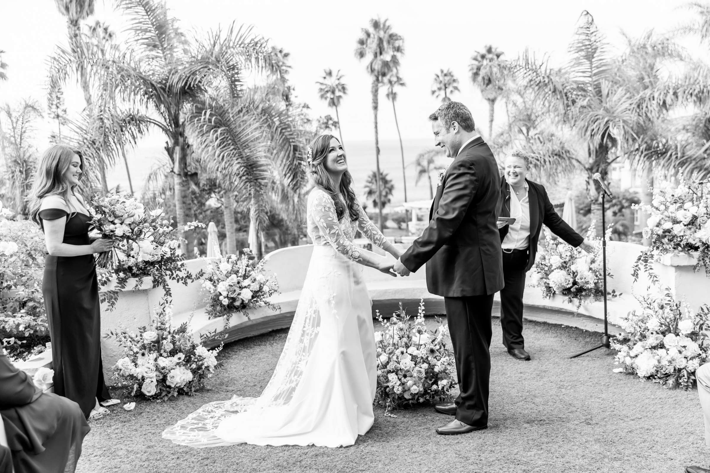 La Valencia Wedding coordinated by First Comes Love Weddings & Events, Courtney and Mike Wedding Photo #17 by True Photography
