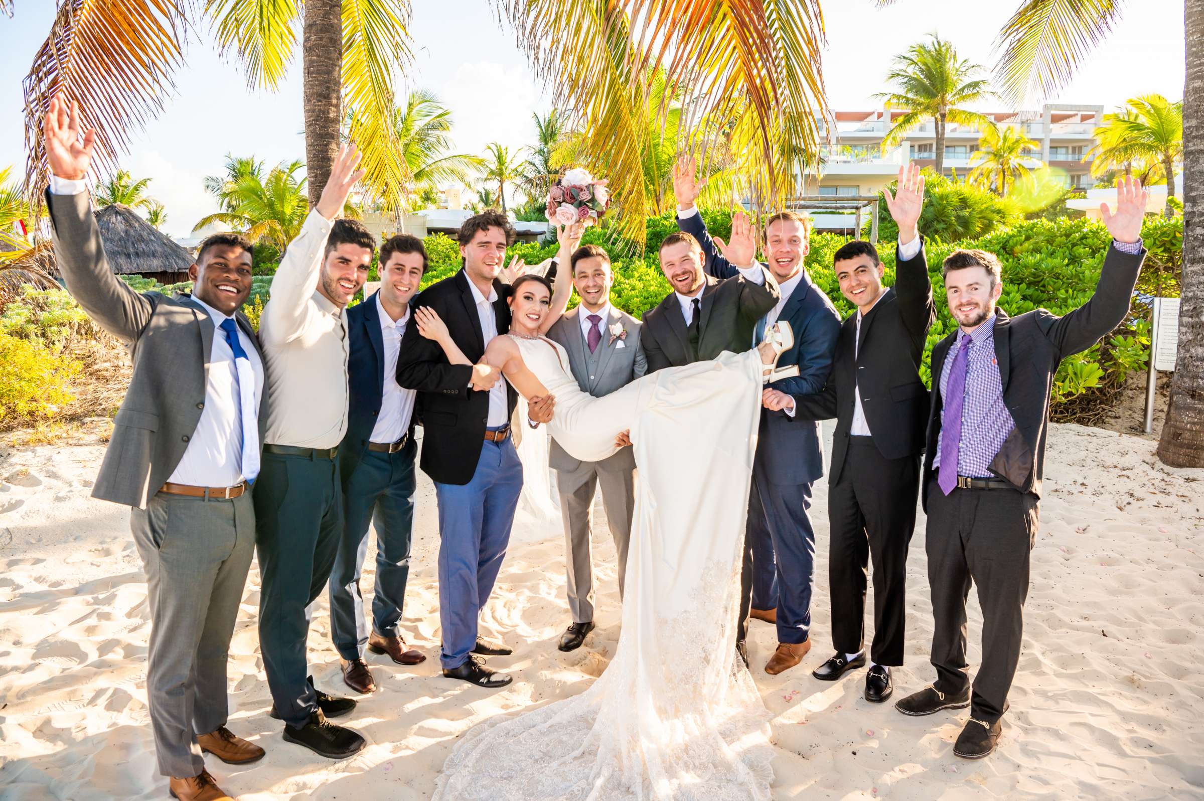 Excellence Playa Mujeres Wedding, Kelsey and Michael Wedding Photo #37 by True Photography