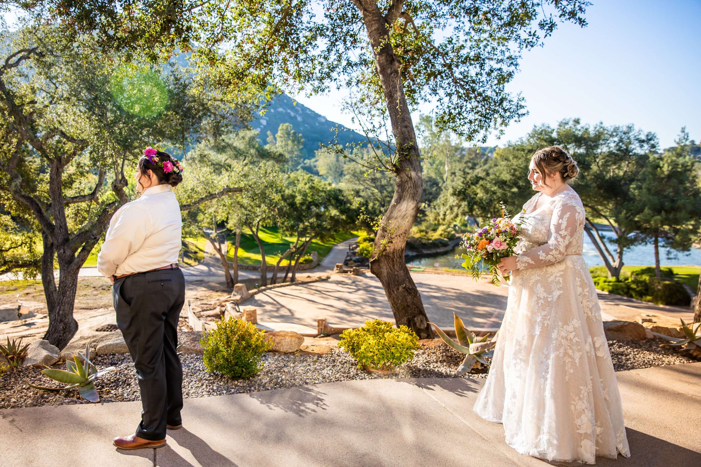 Mt Woodson Castle Wedding coordinated by Personal Touch Dining, Courtney and Aly Wedding Photo #33 by True Photography