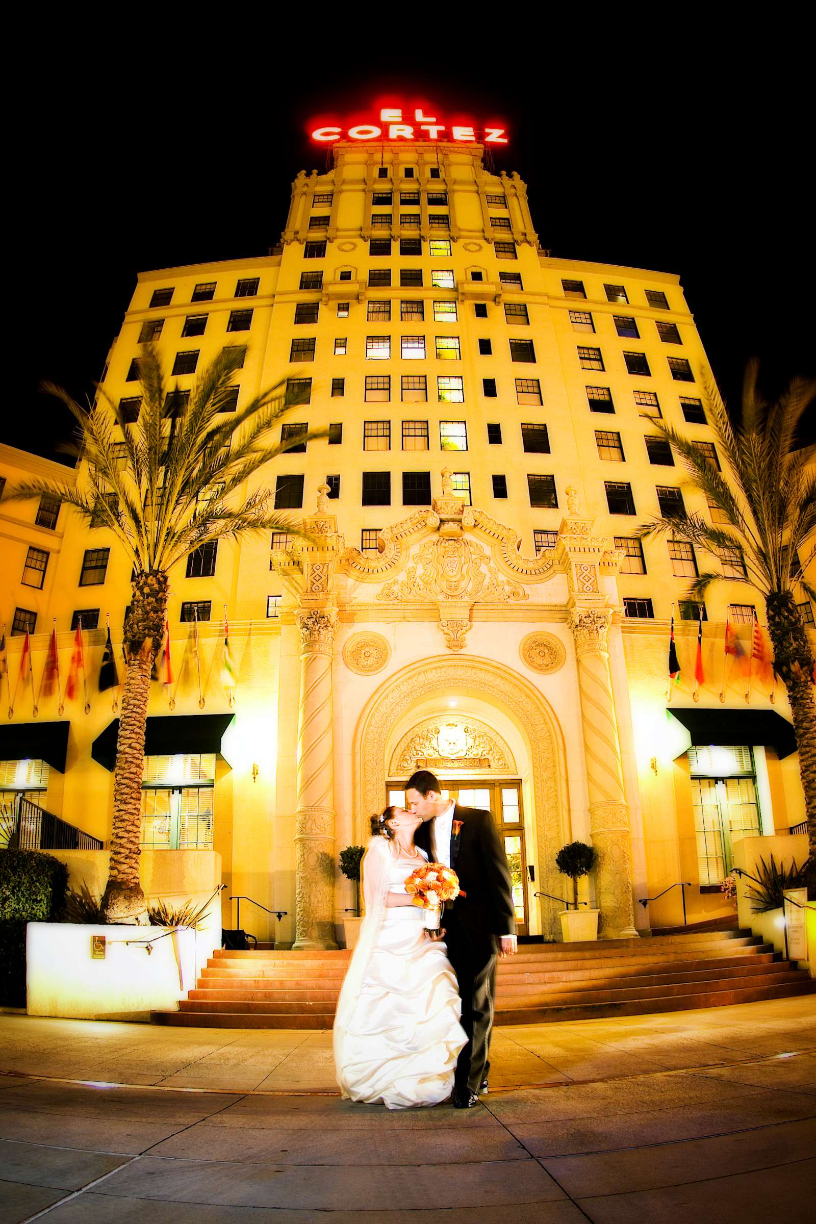 El Cortez Wedding, Laura and David Wedding Photo #1 by True Photography