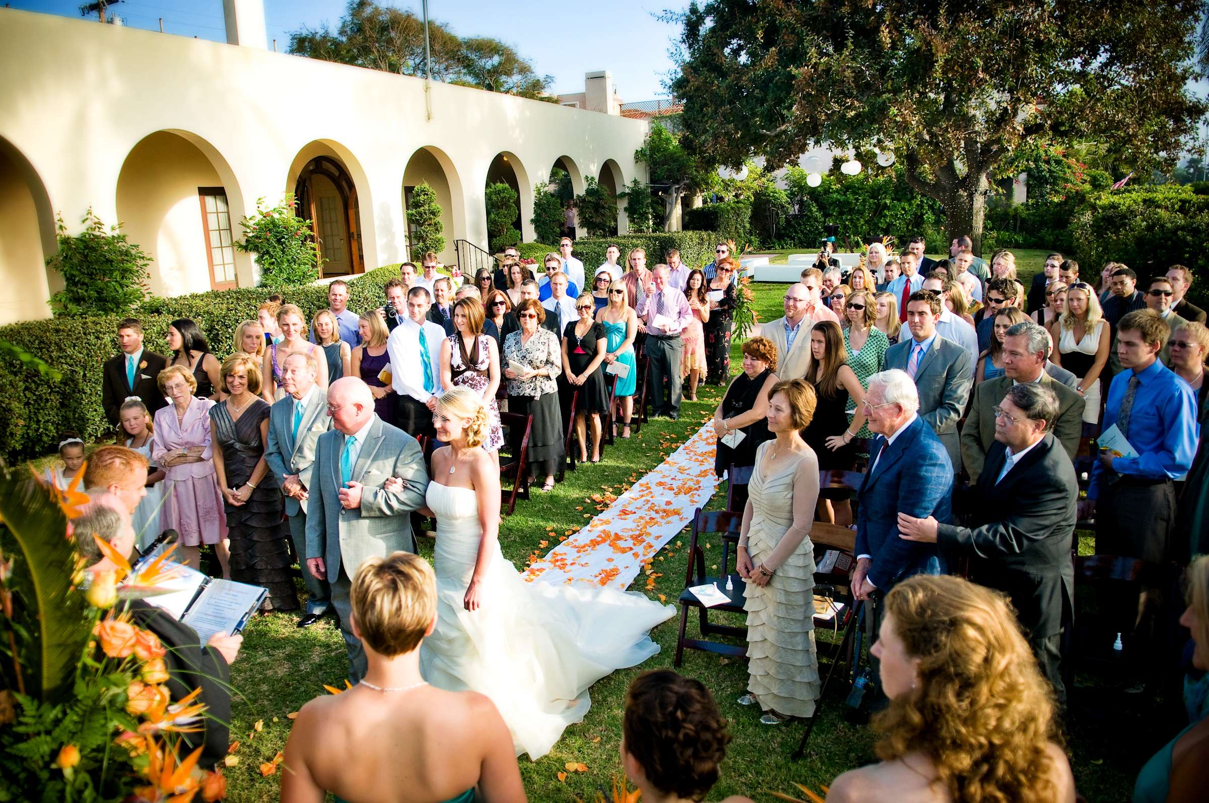 La Jolla Woman's Club Wedding coordinated by Bliss Events, Mande and Chad Wedding Photo #8 by True Photography