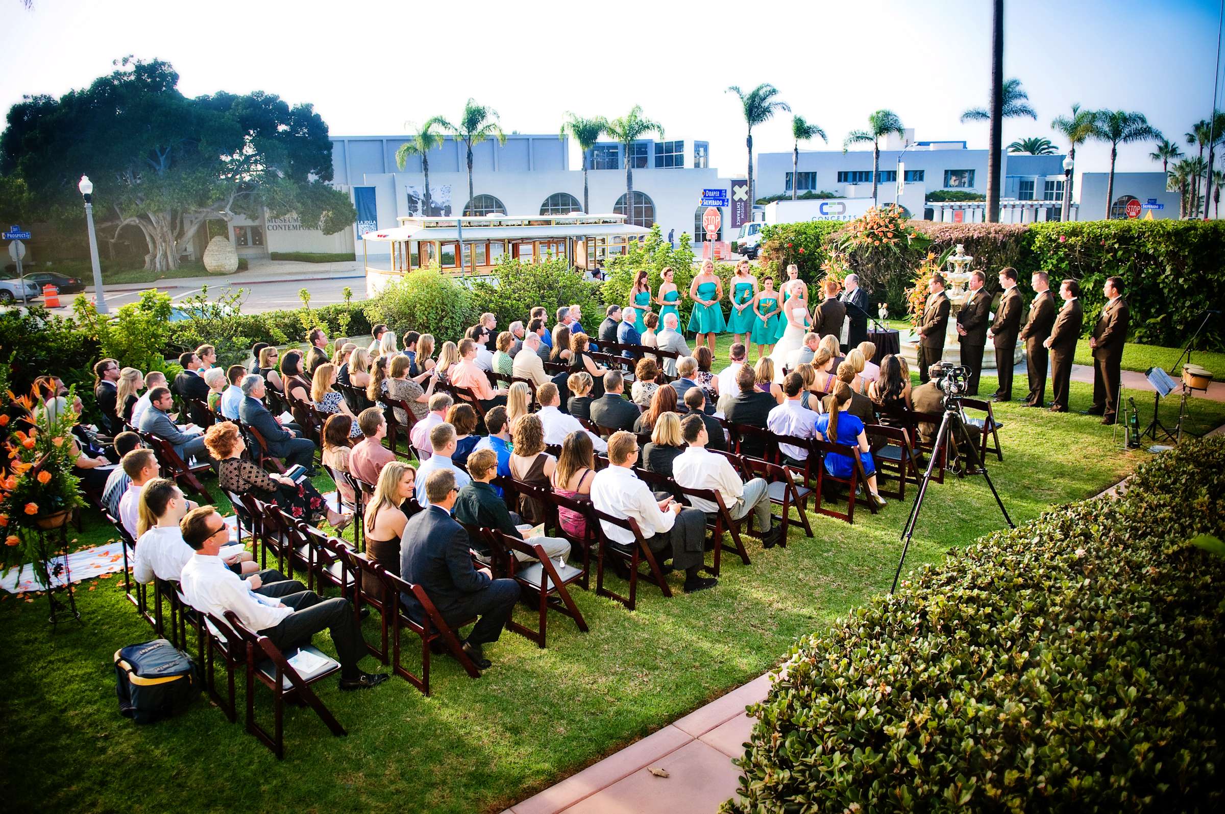 La Jolla Woman's Club Wedding coordinated by Bliss Events, Mande and Chad Wedding Photo #34 by True Photography