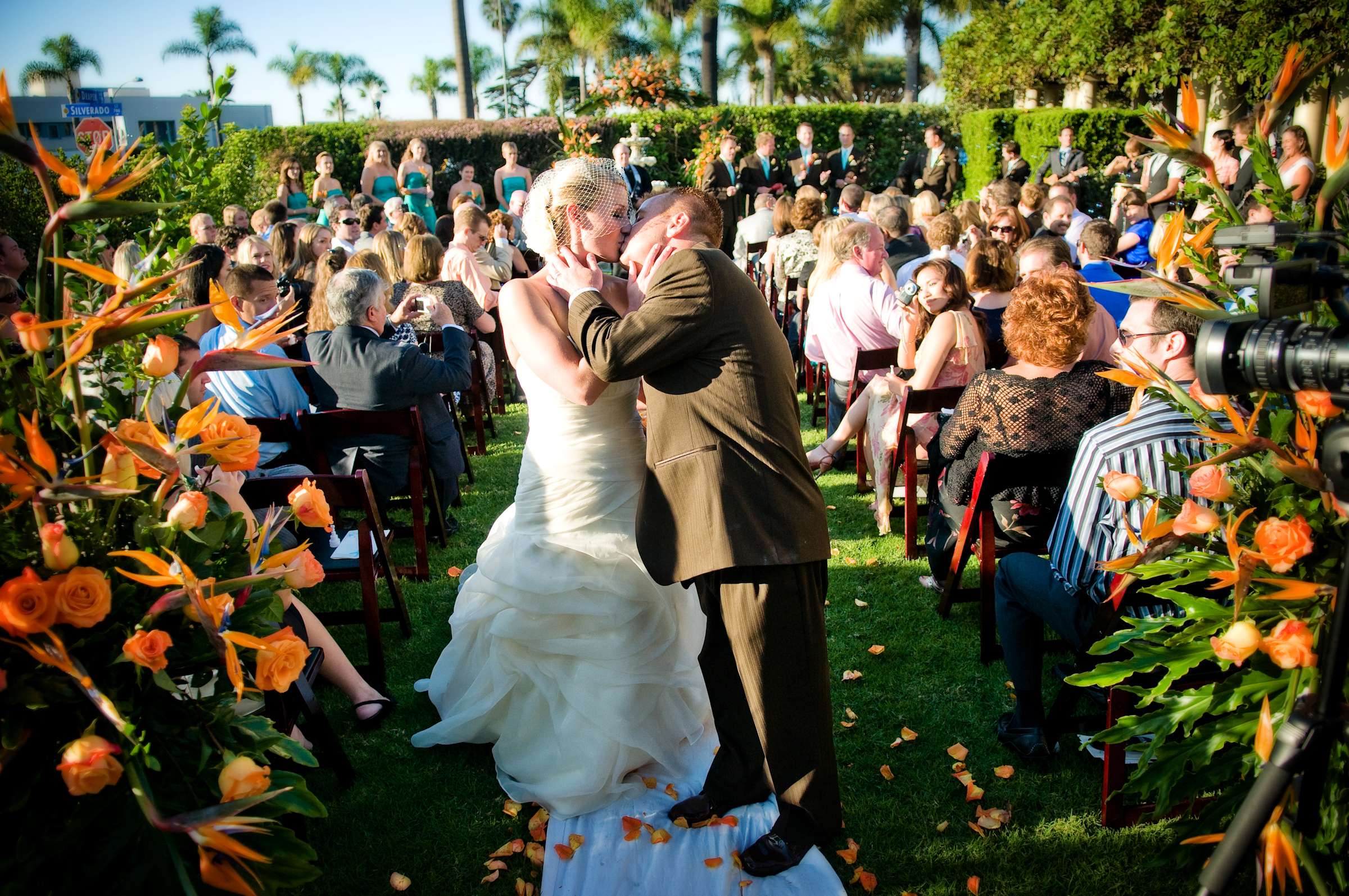 La Jolla Woman's Club Wedding coordinated by Bliss Events, Mande and Chad Wedding Photo #82 by True Photography