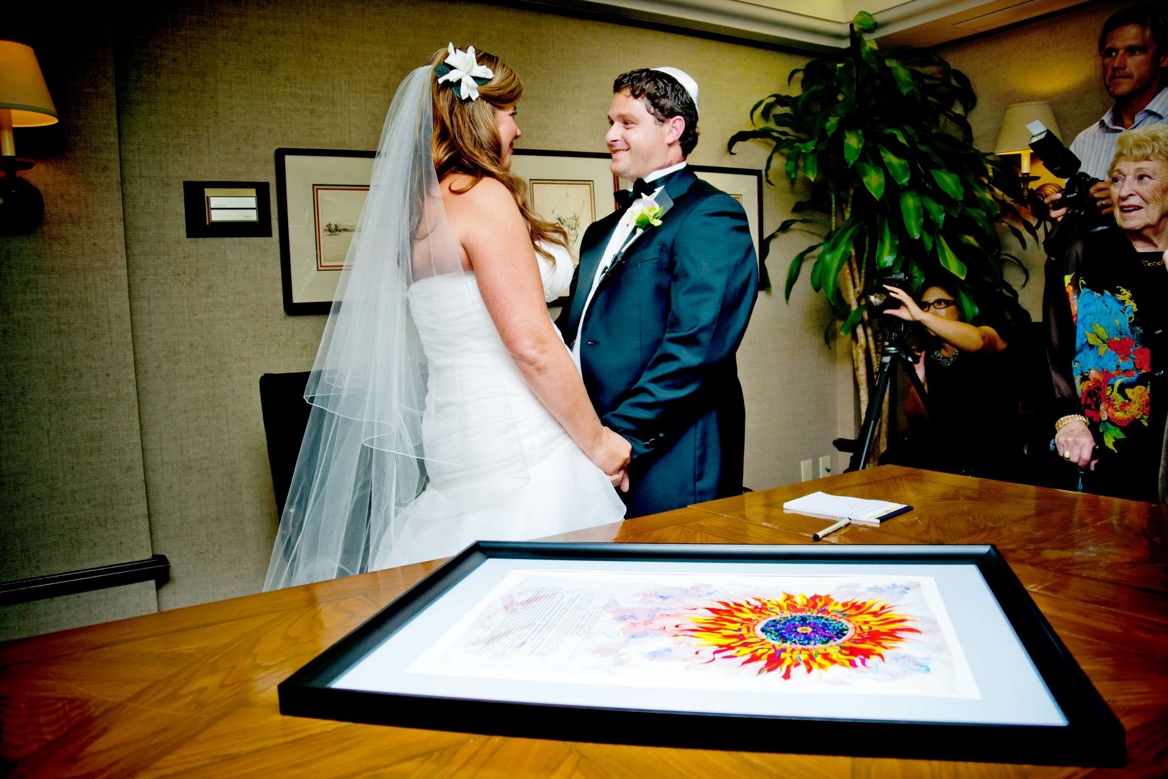 Ketubah at La Valencia Wedding coordinated by Weddings by Design, Rachel and Ian Wedding Photo #13 by True Photography