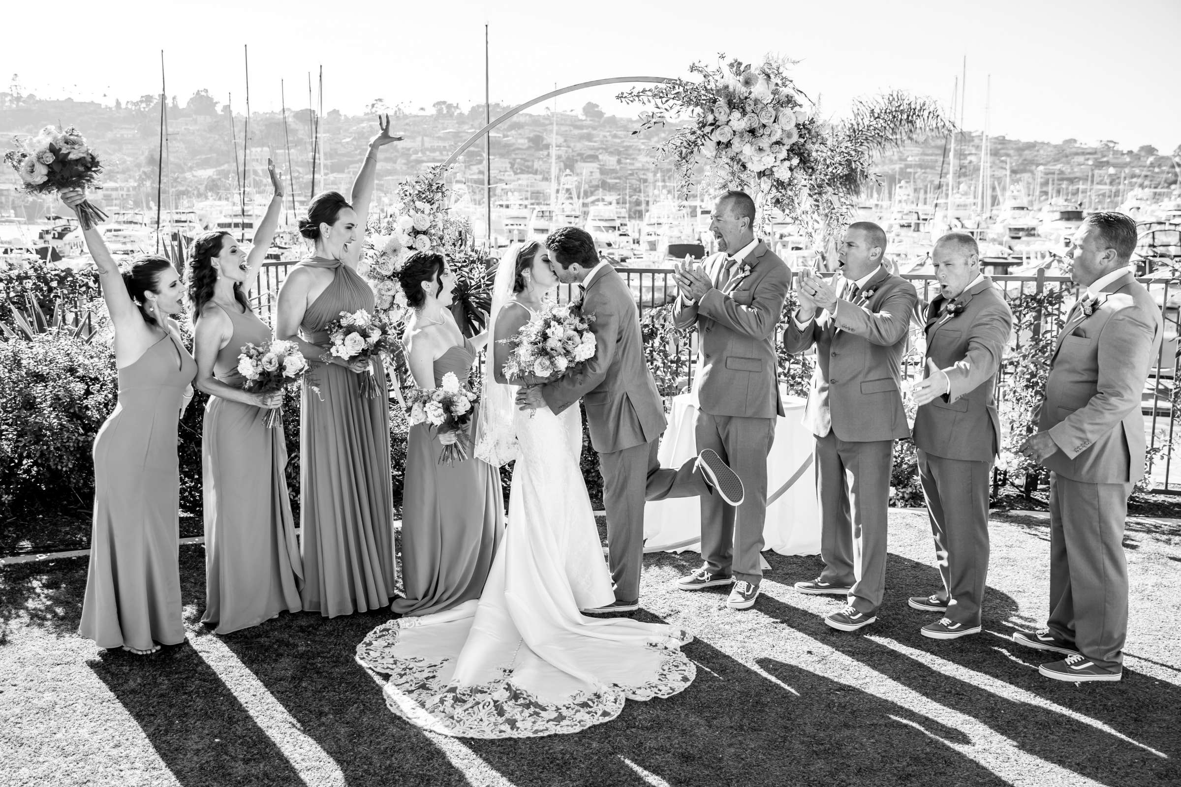 Kona Kai Resort Wedding coordinated by First Comes Love Weddings & Events, Monica and Oliver Wedding Photo #24 by True Photography