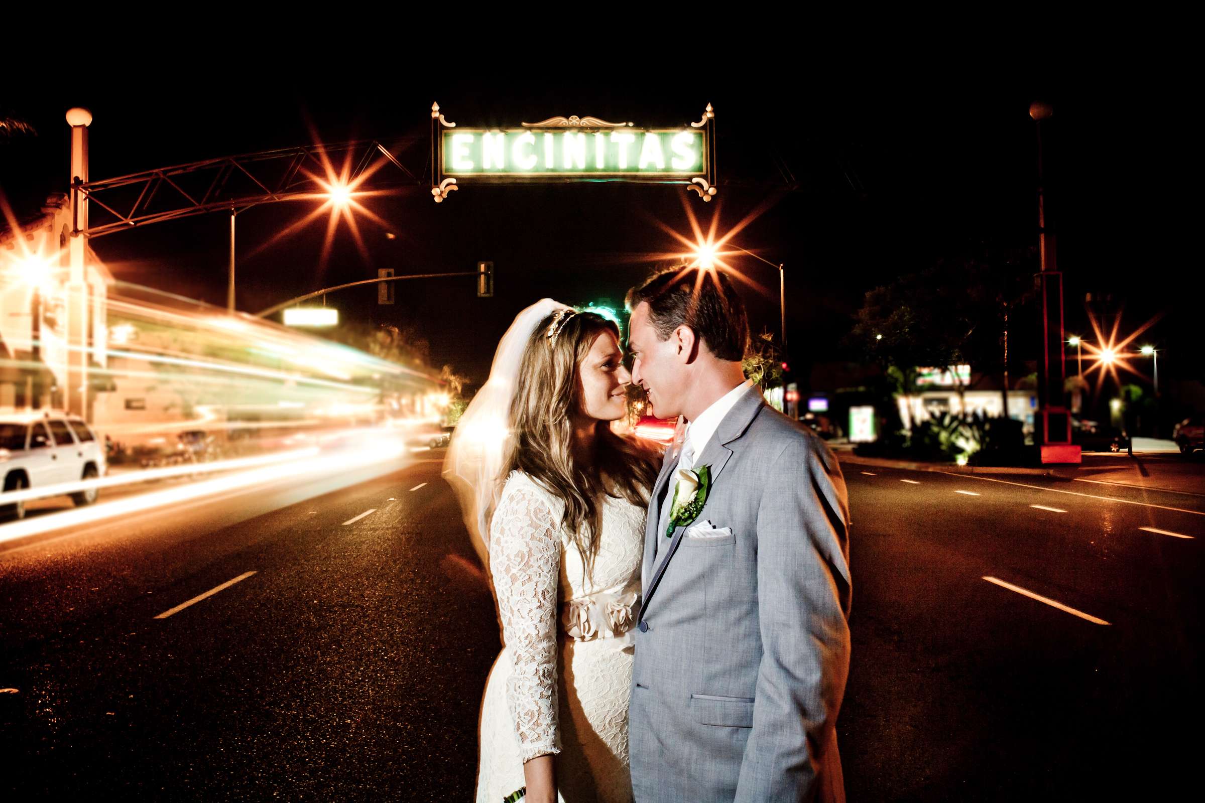 Urban Downtown, Night Shot at Wedding, Kate and Jamison Wedding Photo #63652 by True Photography