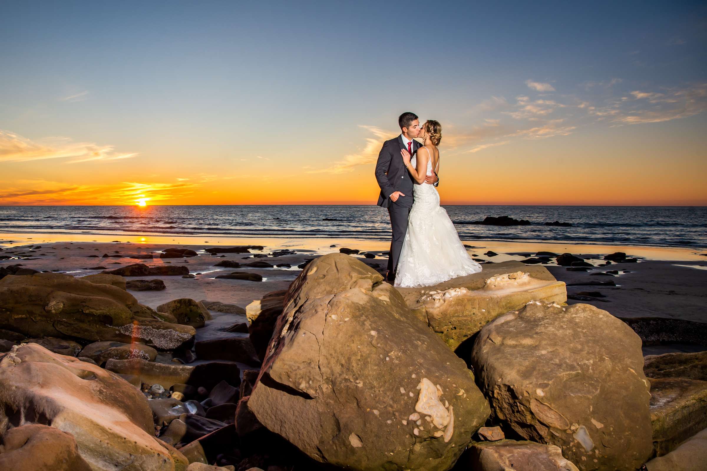 Scripps Seaside Forum Wedding coordinated by The Abbey Catering, Jaclyn and Tyler Wedding Photo #3 by True Photography