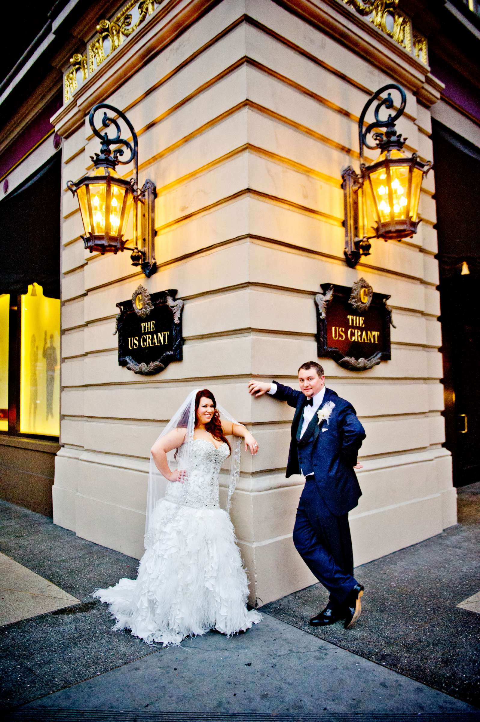 Urban Downtown at US Grant Wedding coordinated by Emily Smiley, Amber and Josh Wedding Photo #83115 by True Photography