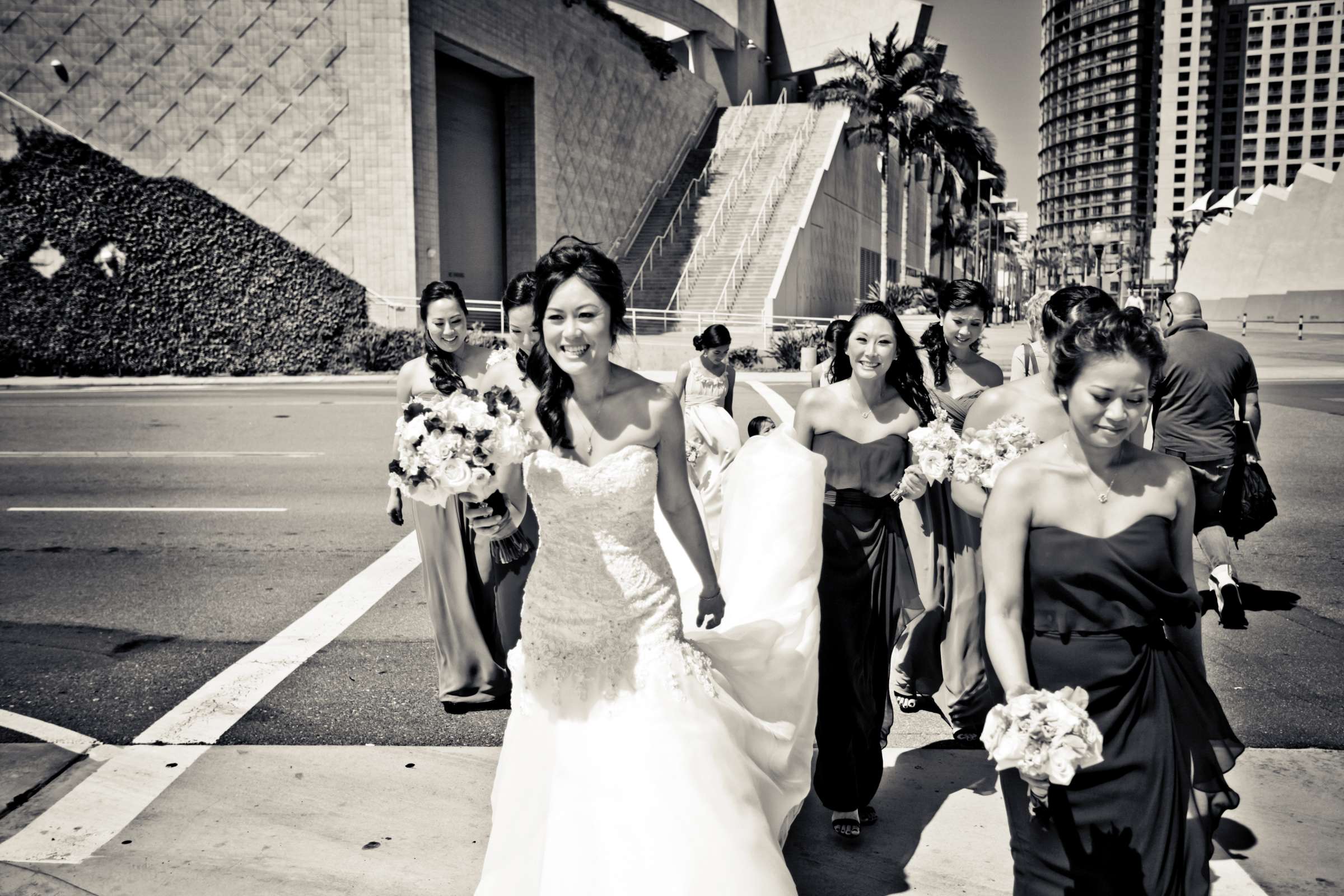 Hilton San Diego Bayfront Wedding coordinated by First Comes Love Weddings & Events, Kathy and Francesco Wedding Photo #84222 by True Photography