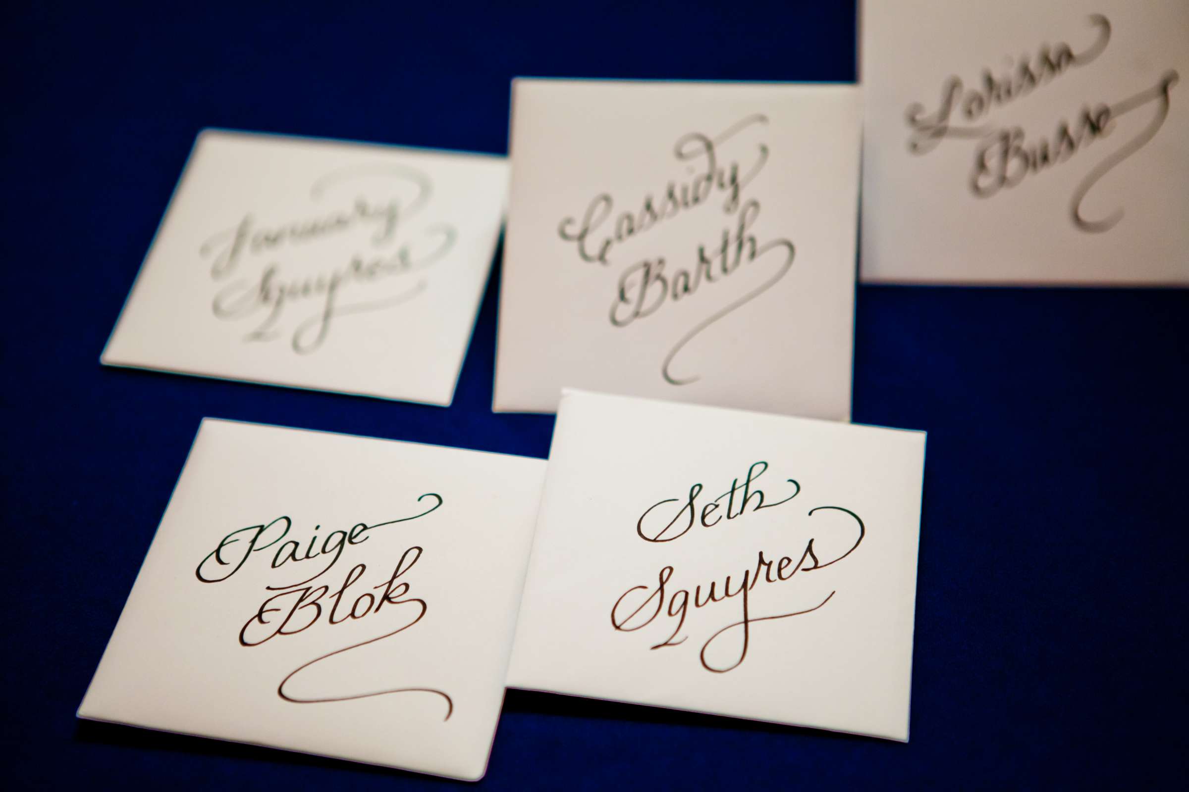 Name Cards at Estancia Wedding coordinated by Victoria Weddings & Events, Lisa and Jared Wedding Photo #95300 by True Photography