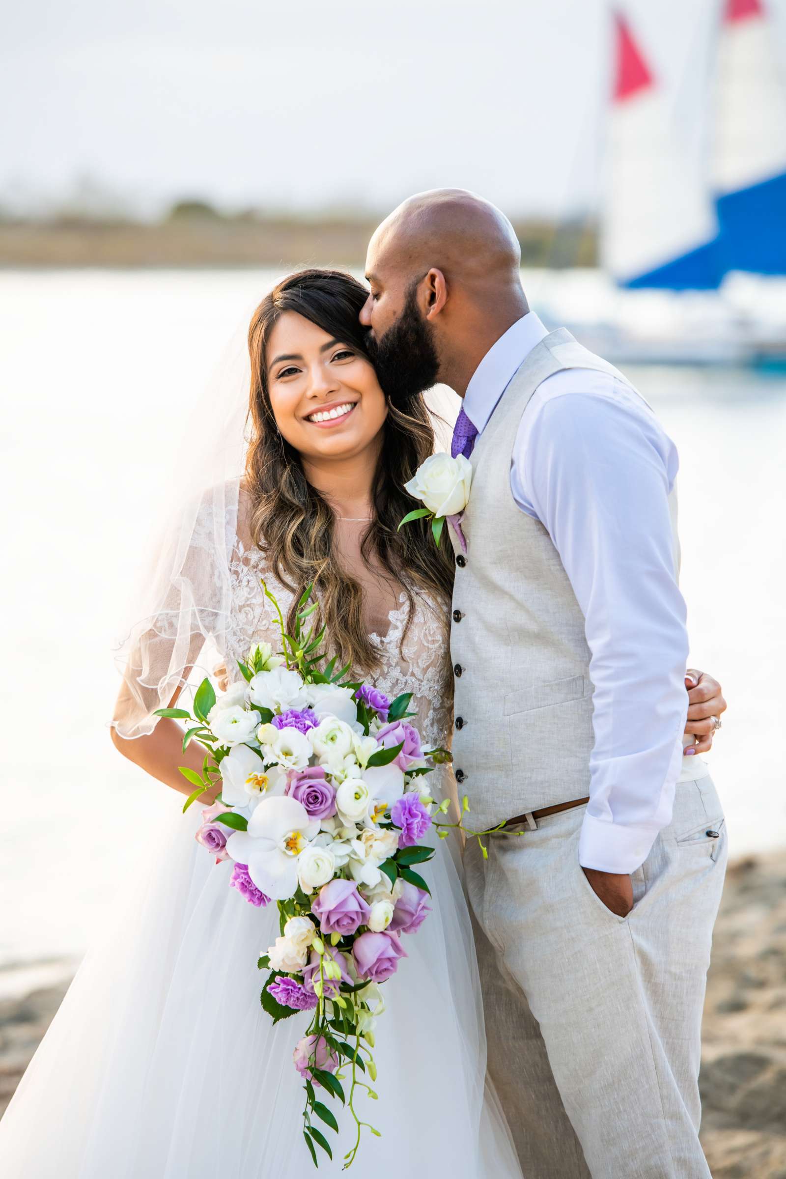 San Diego Mission Bay Resort Wedding coordinated by Elements of Style, Ana and Bobby Wedding Photo #26 by True Photography