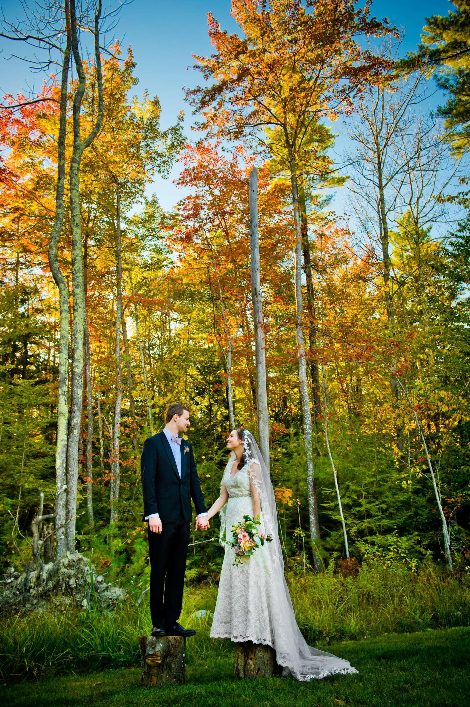 Forest at Barn at Flanagan Farms Wedding coordinated by A Family Affair, Colleen and Russell Wedding Photo #17 by True Photography